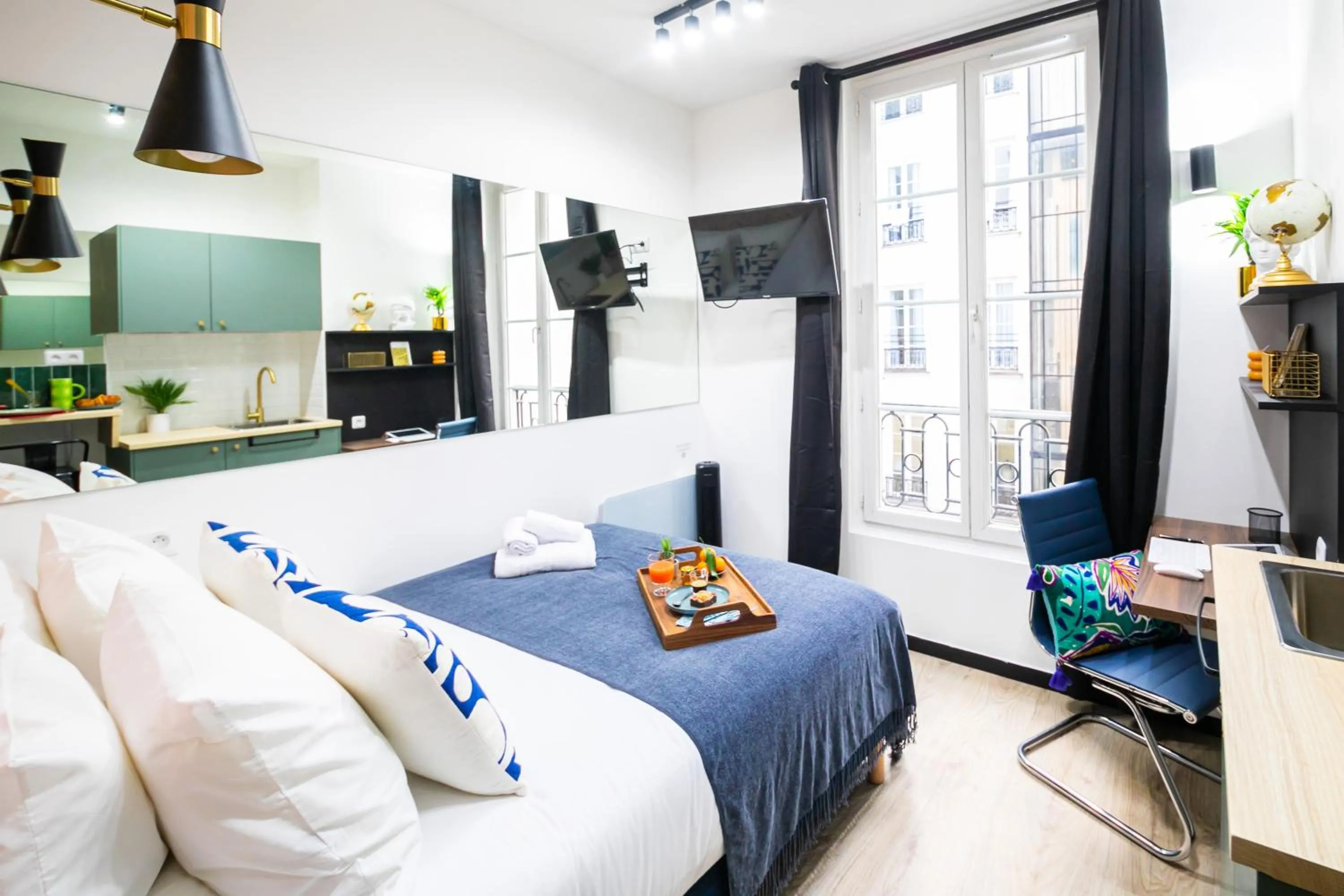 Bedroom, Bed in WS Opéra - Laffitte