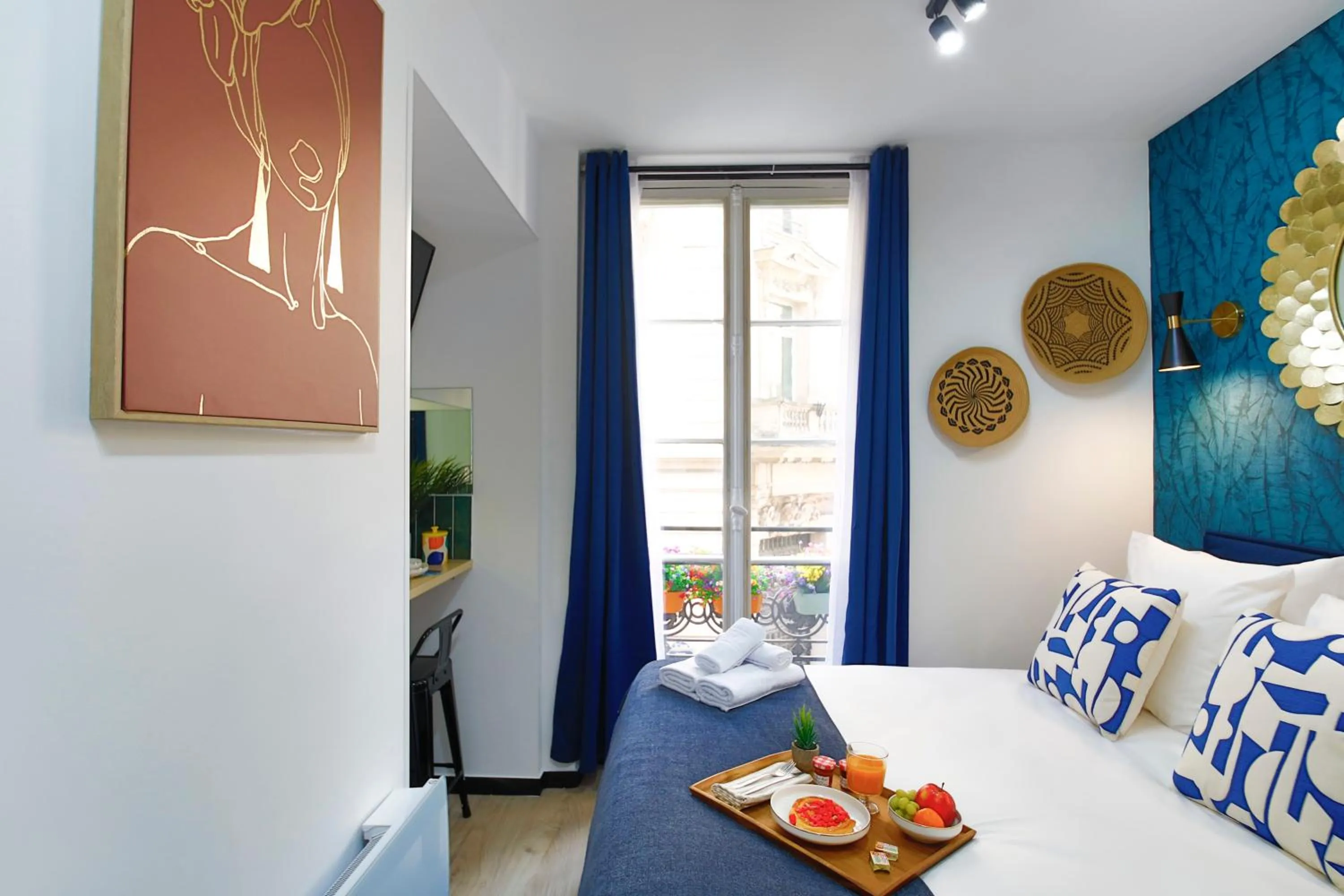 Bedroom, Bed in WS Opéra - Laffitte