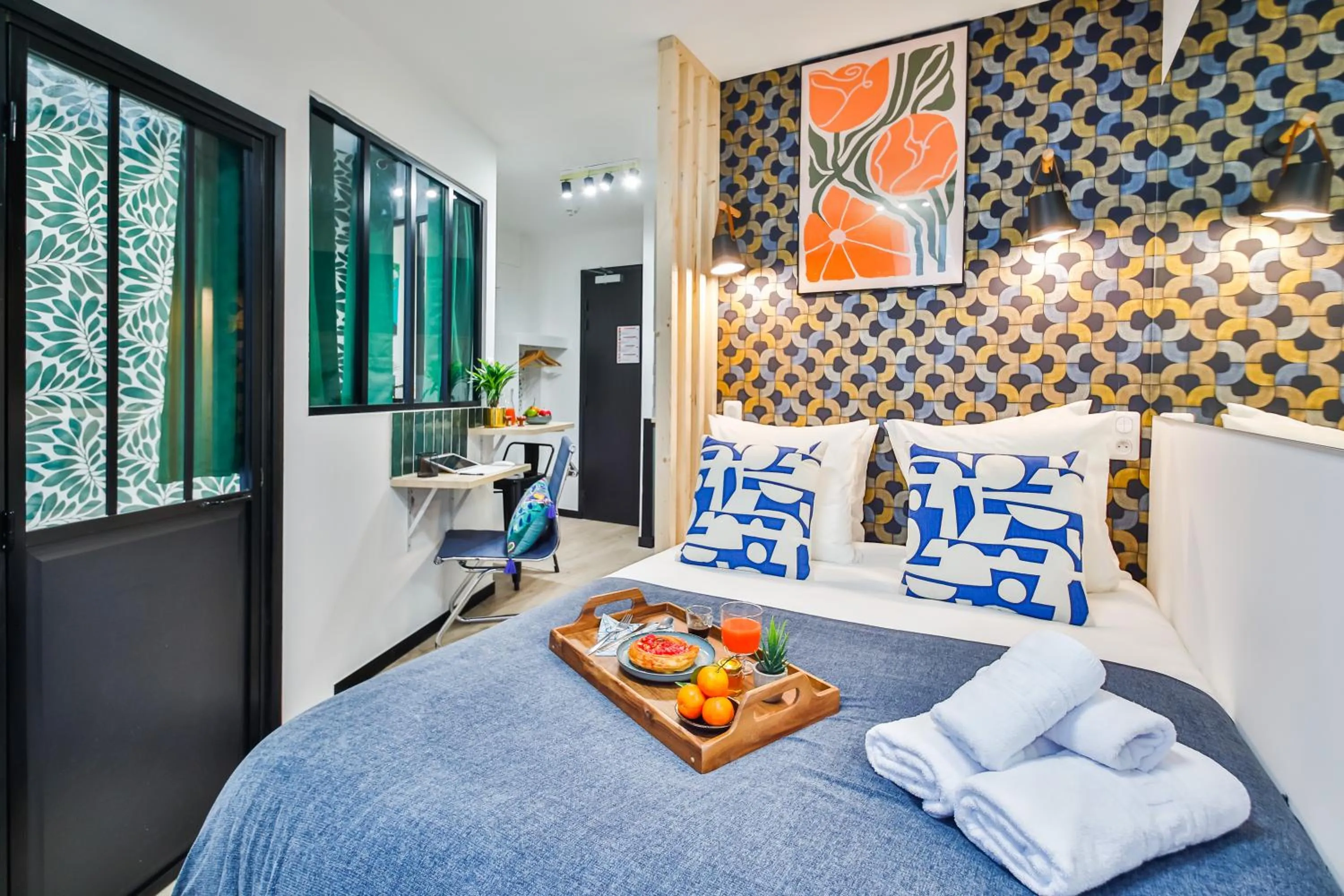 Bedroom, Bed in WS Opéra - Laffitte