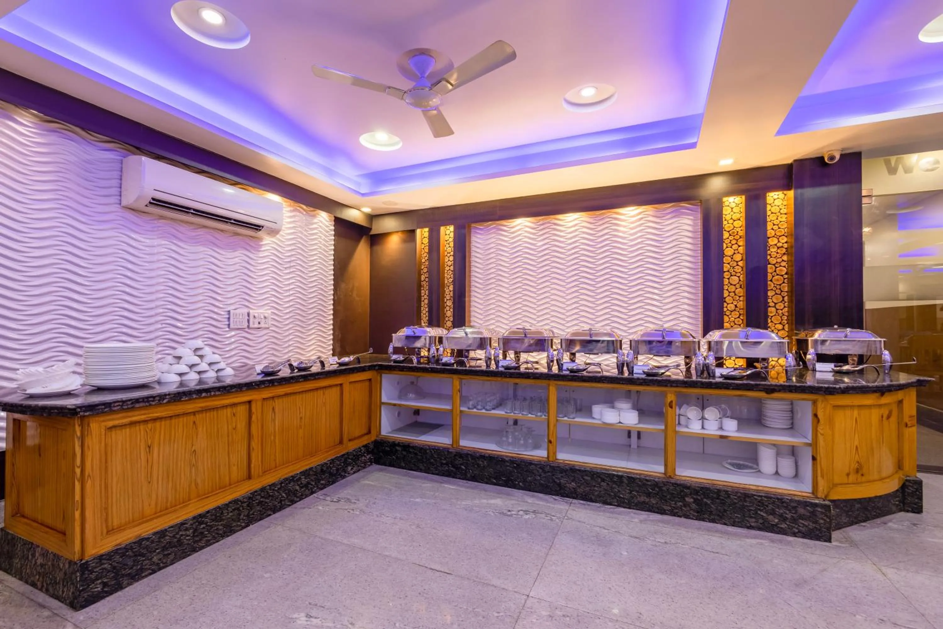 Buffet breakfast in Hotel Arch Plaza at Yashobhoomi By Arch Group