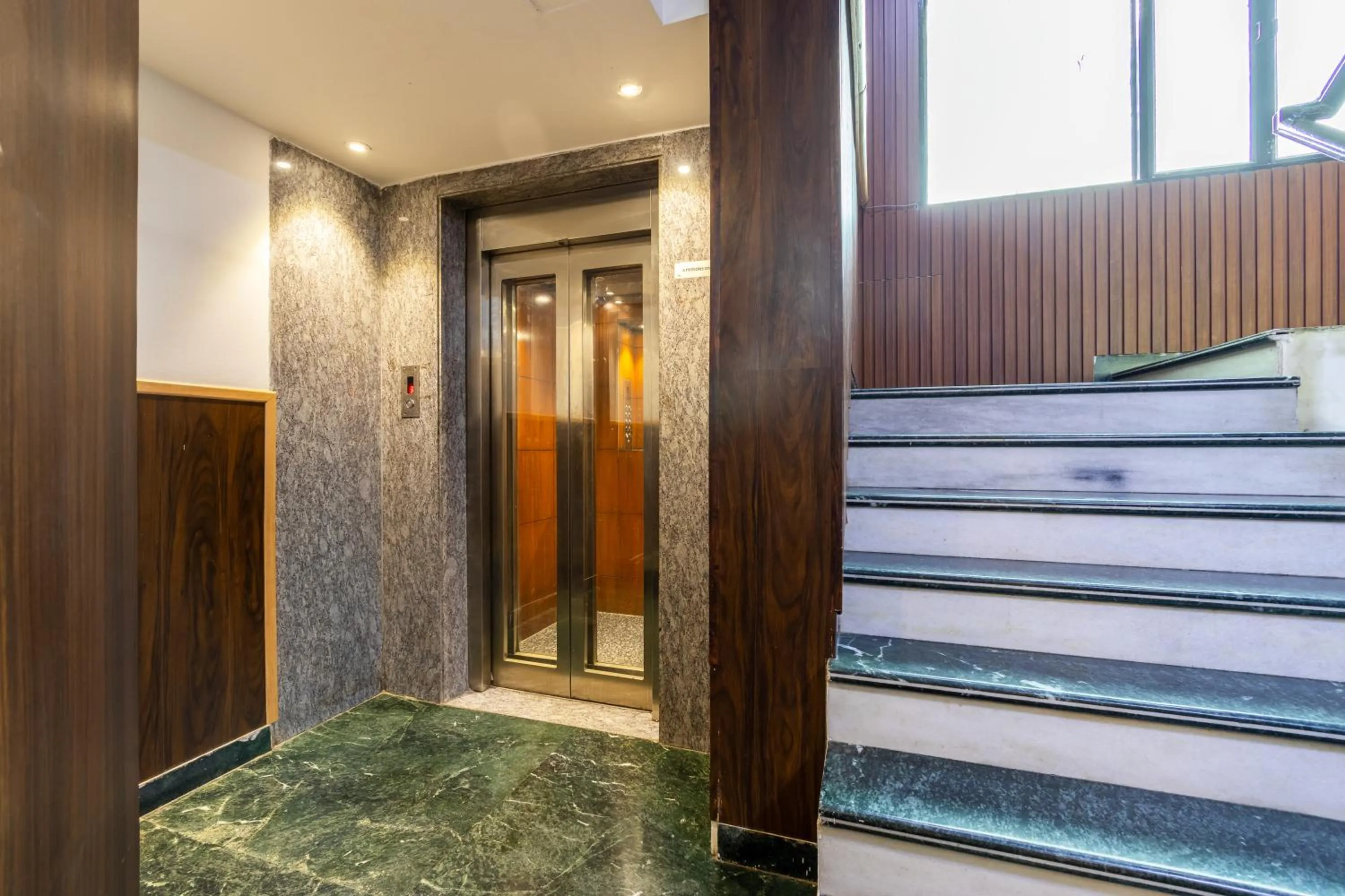 elevator in Hotel Arch Plaza at Yashobhoomi By Arch Group