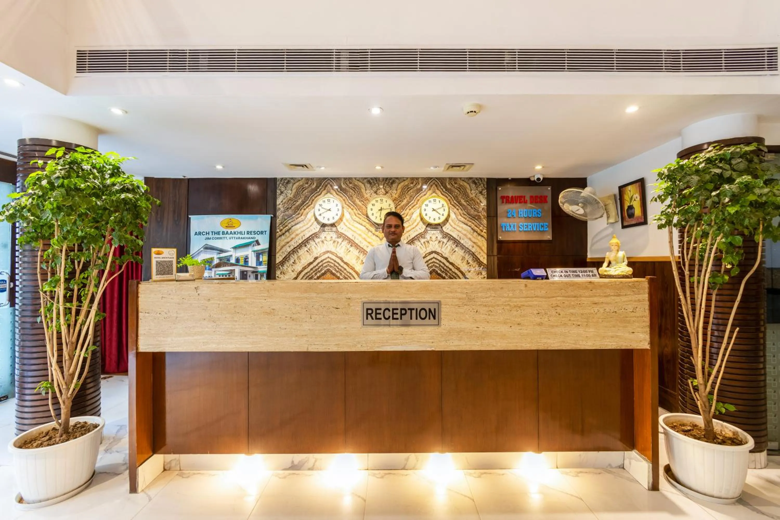 Staff in Hotel Arch Plaza at Yashobhoomi By Arch Group