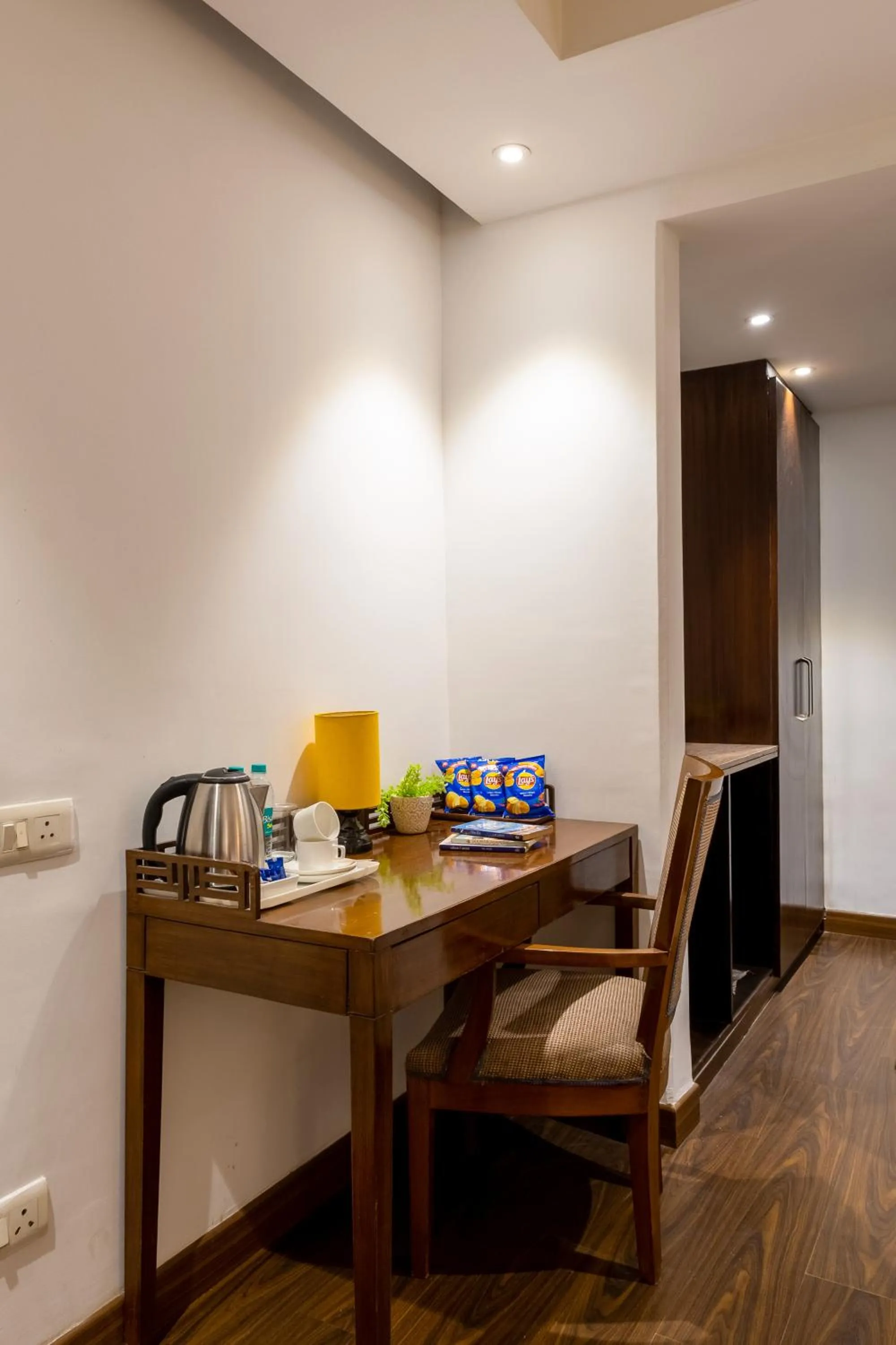 Coffee/tea facilities in Hotel Arch Plaza at Yashobhoomi By Arch Group