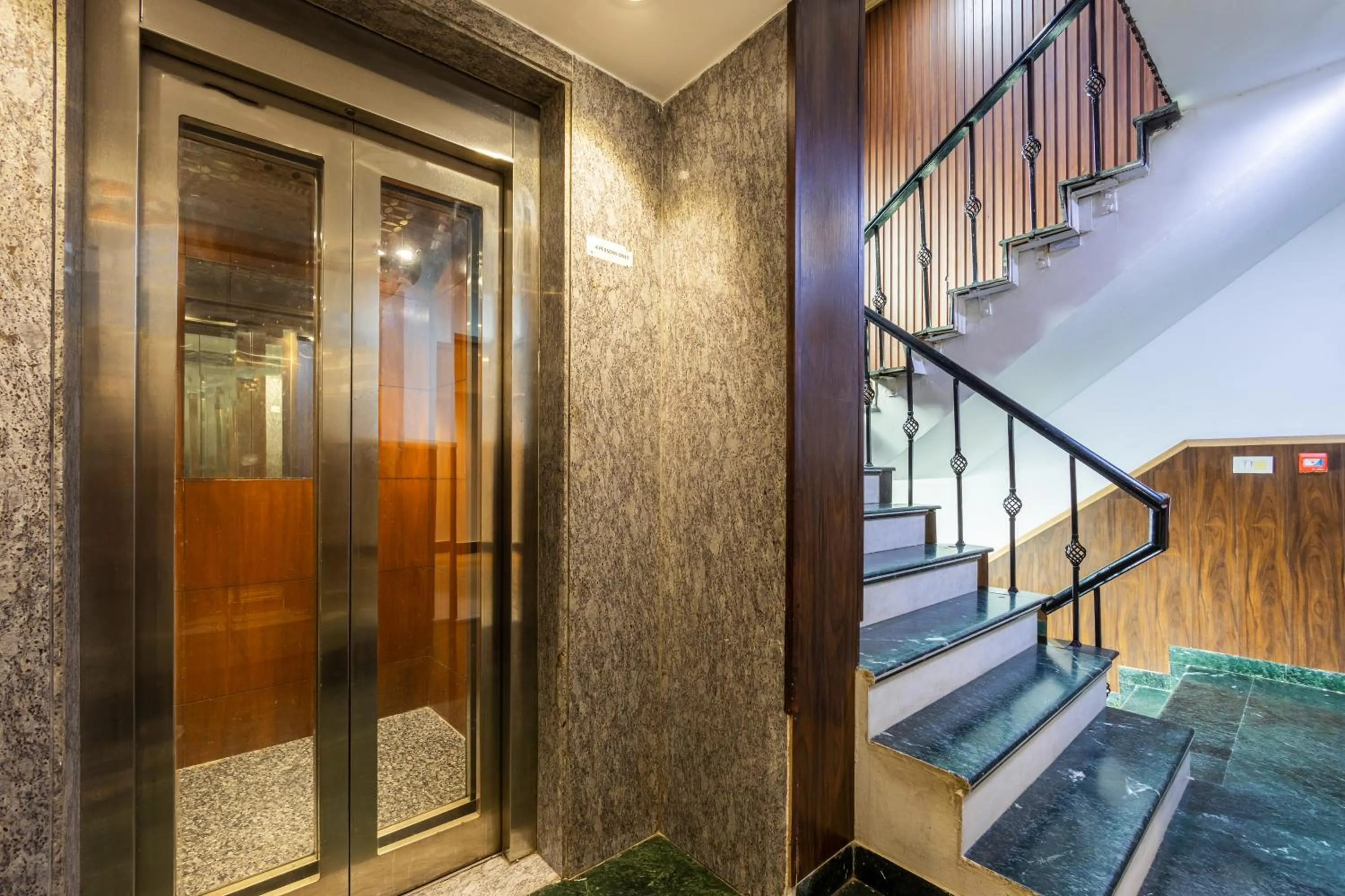elevator in Hotel Arch Plaza at Yashobhoomi By Arch Group