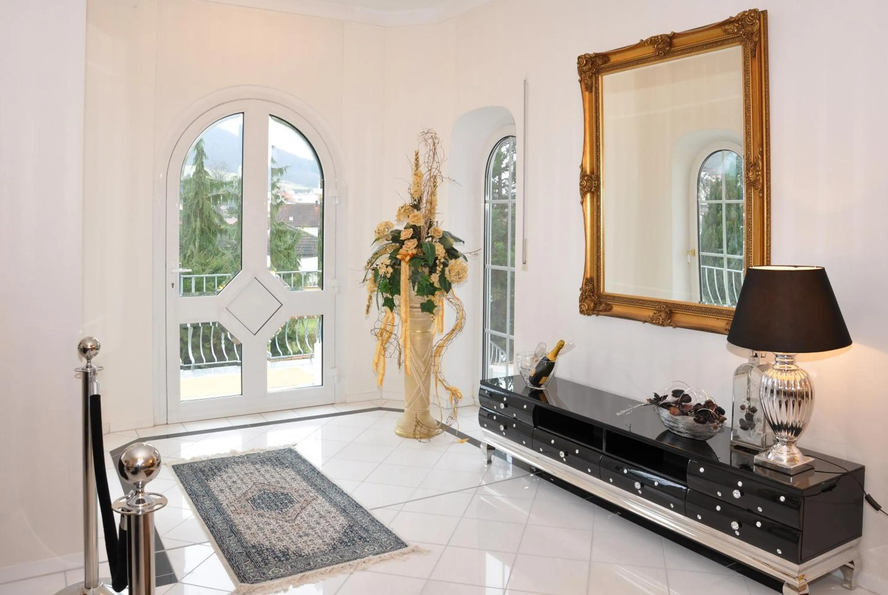 Lobby or reception in Gästehaus Villa Casamia