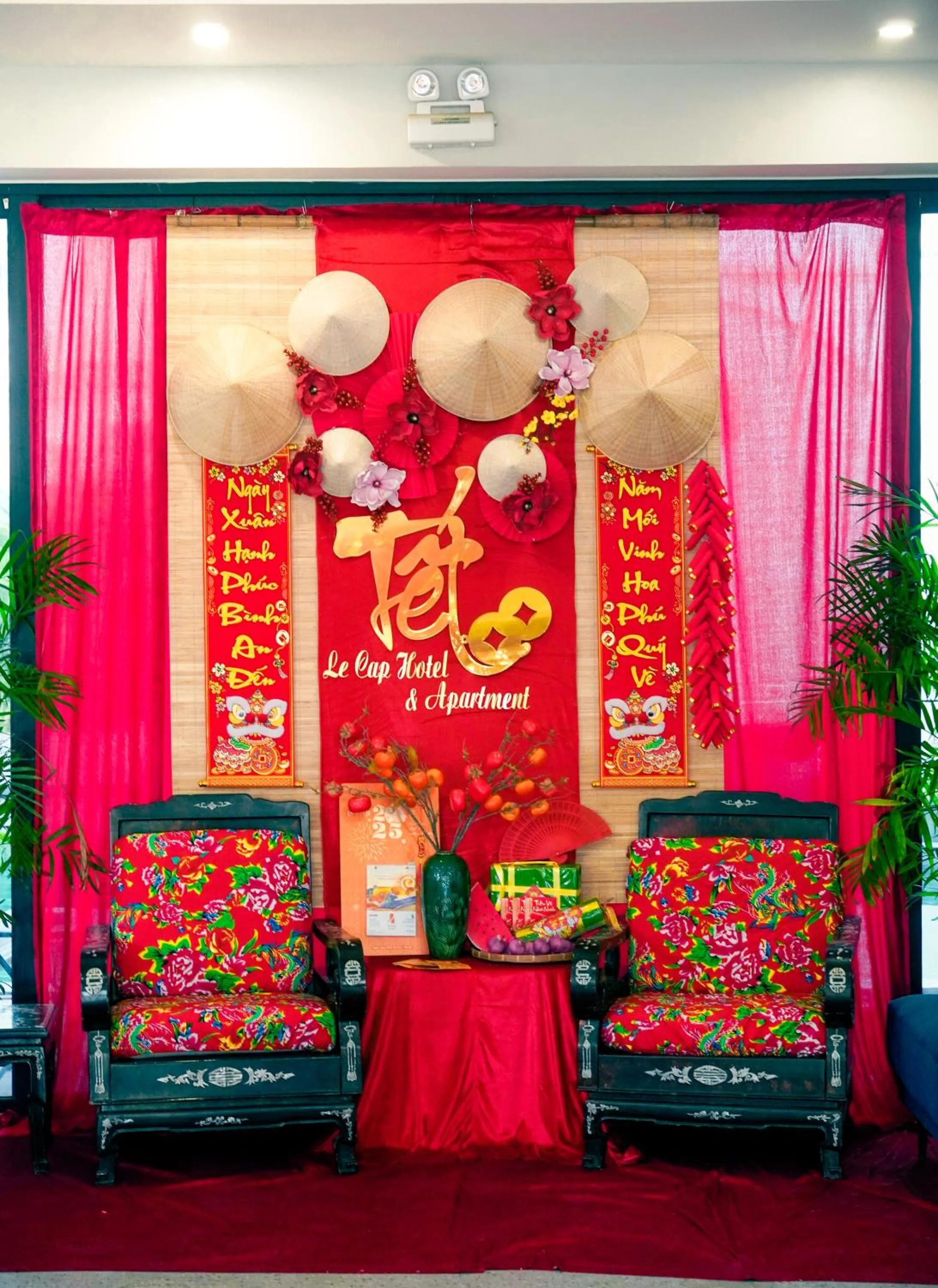 Lobby or reception in Le Cap Gym Hotel & Apartments