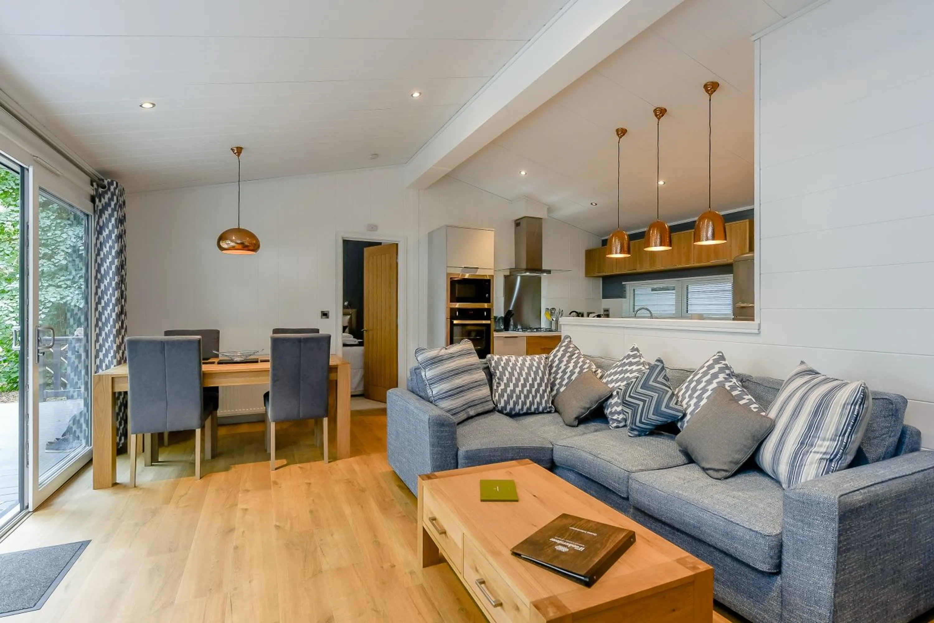 Living room in Woolverstone Marina and Lodge Park