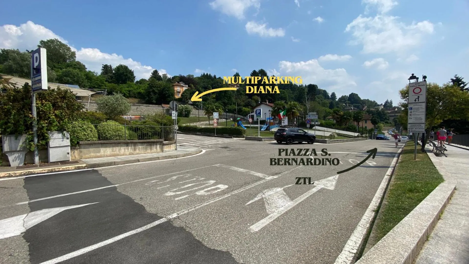 Parking in Piccolo Hotel Olina