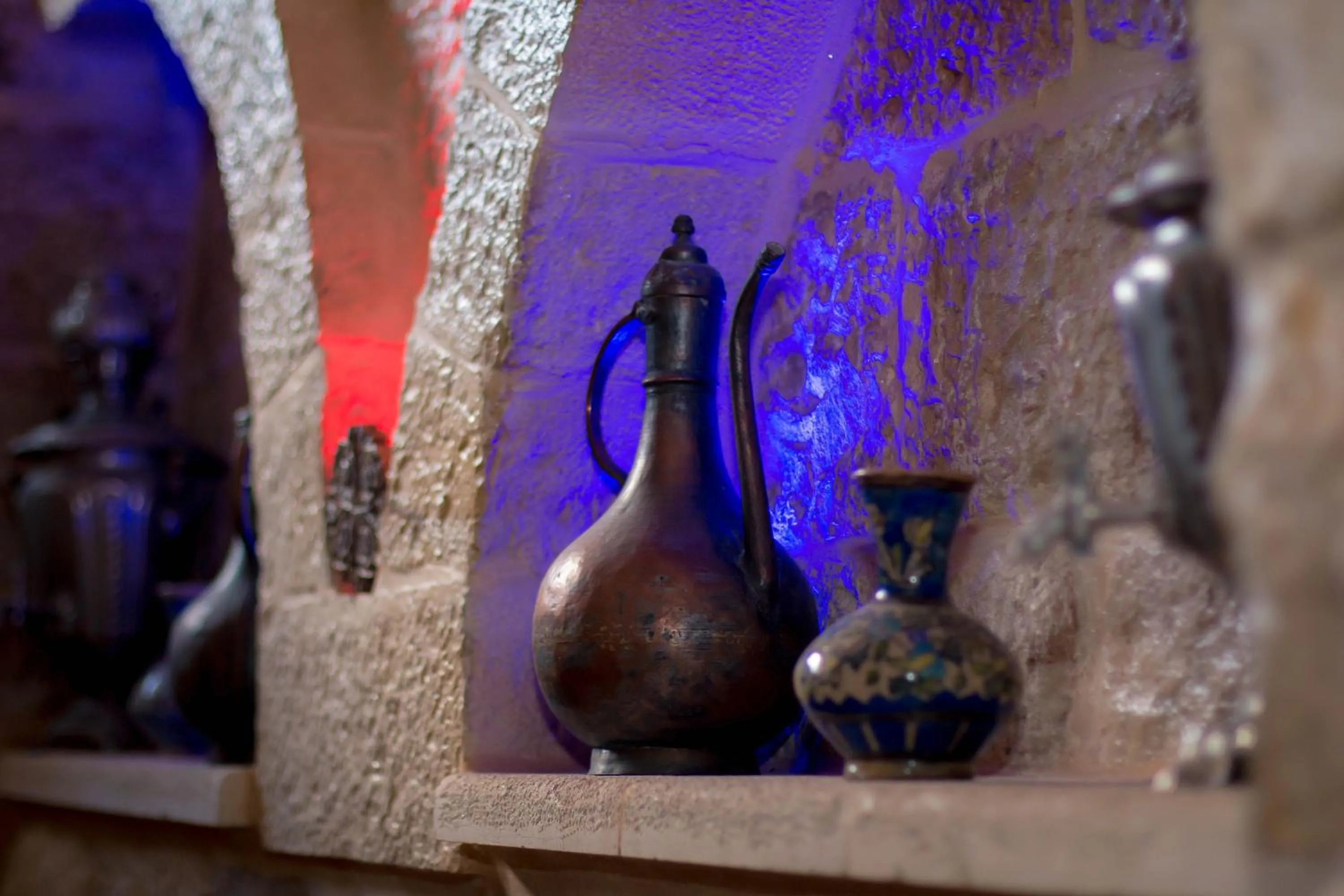 Decorative detail in Hashimi Hotel Old City Jerusalem