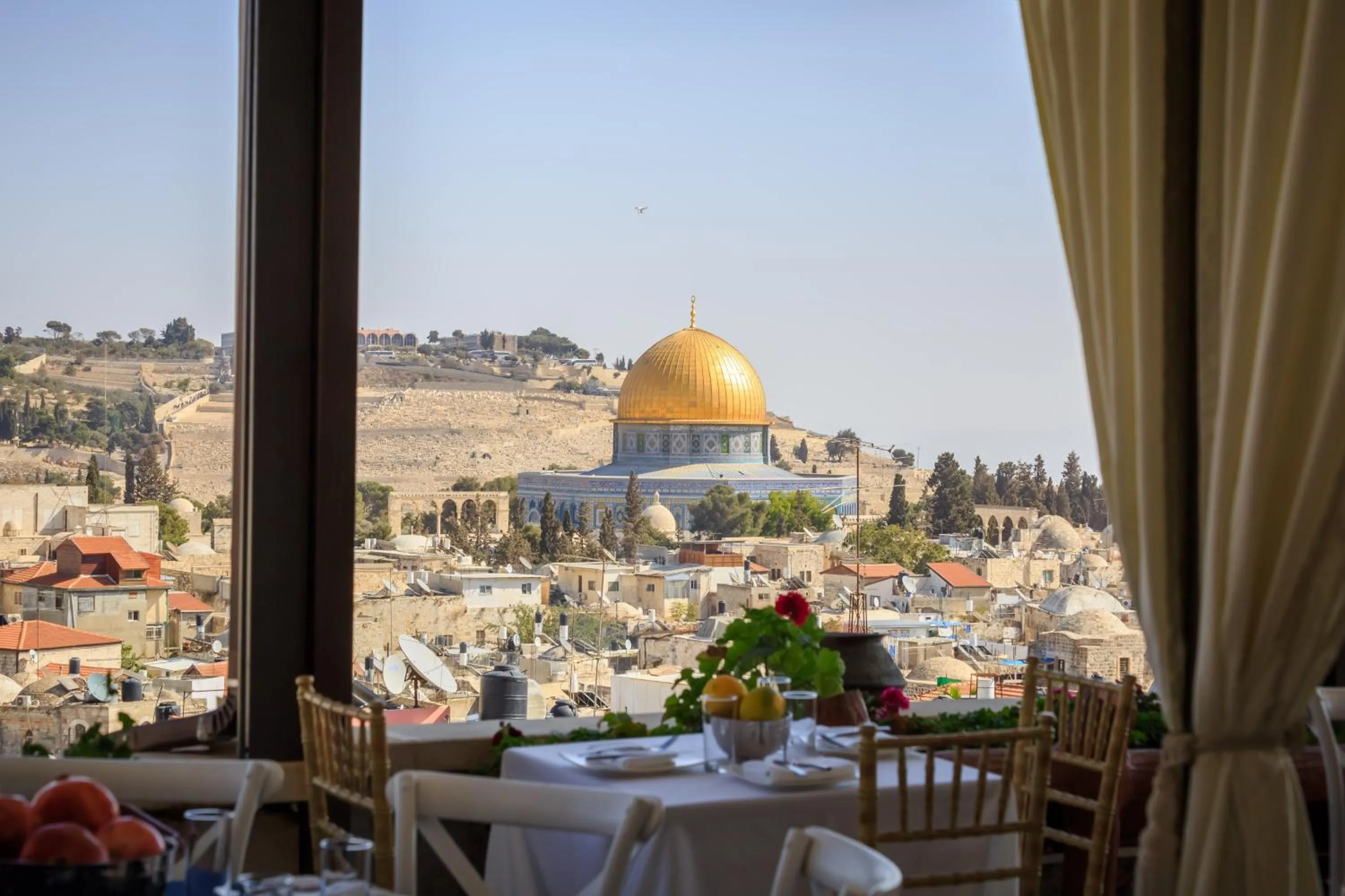 Balcony/Terrace in Hashimi Hotel Old City Jerusalem