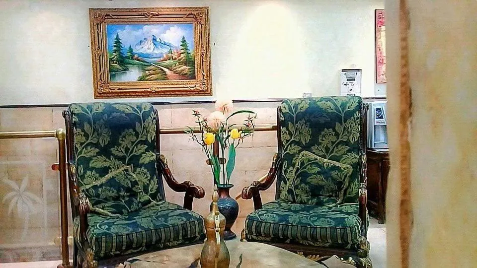 Lobby or reception in Hashimi Hotel Old City Jerusalem