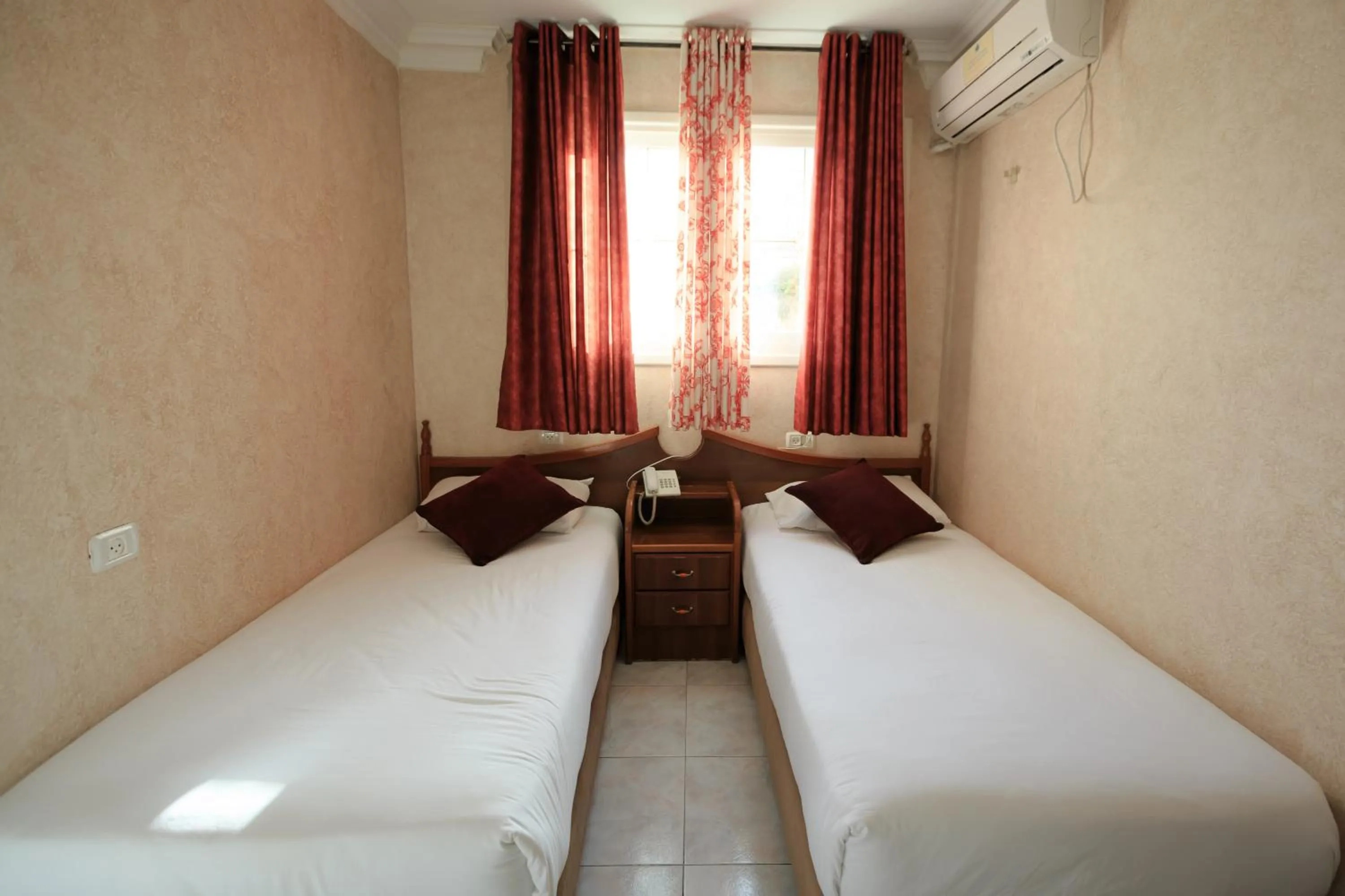 Bed in Hashimi Hotel Old City Jerusalem