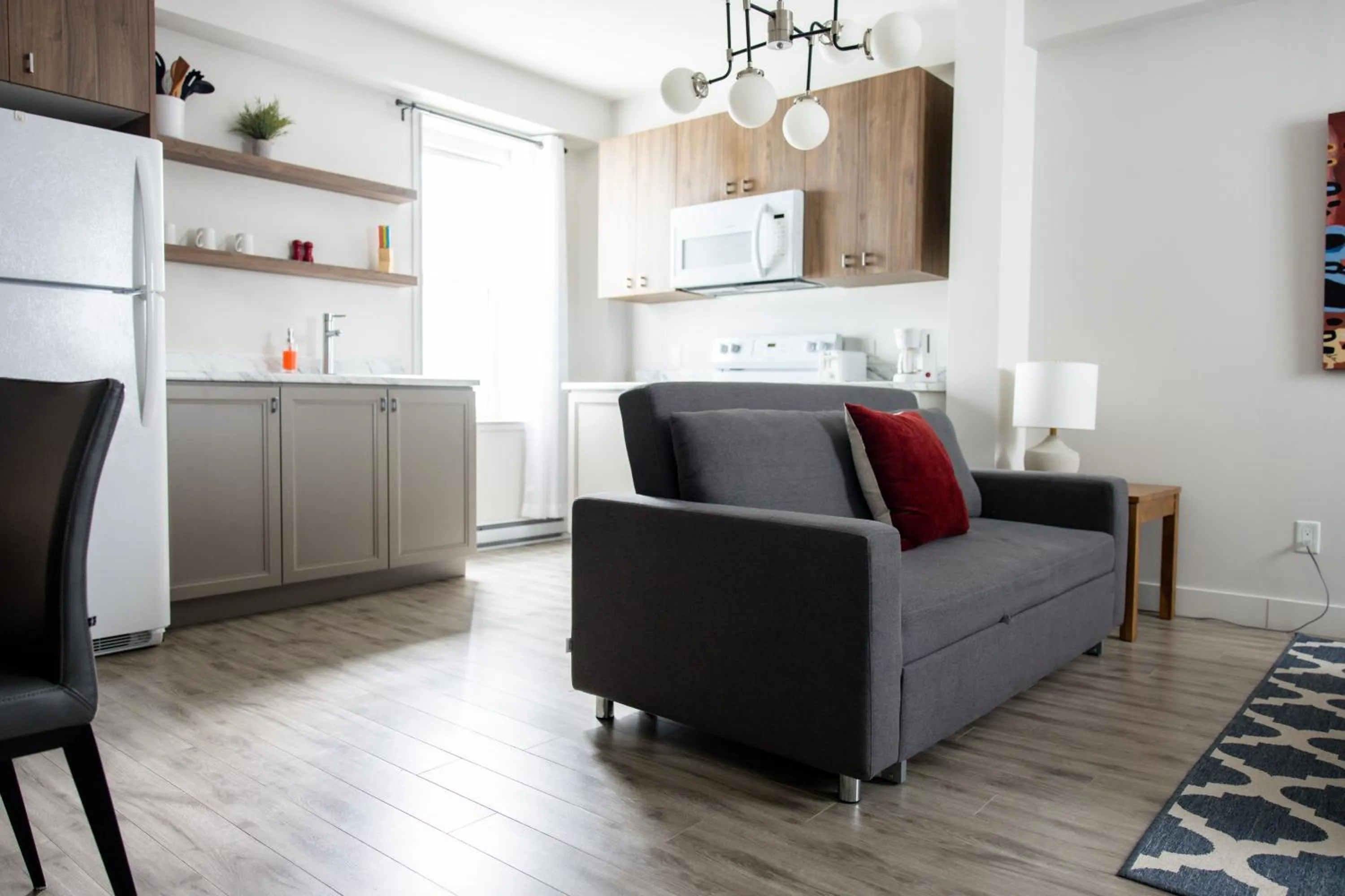 Kitchen or kitchenette in Le Central