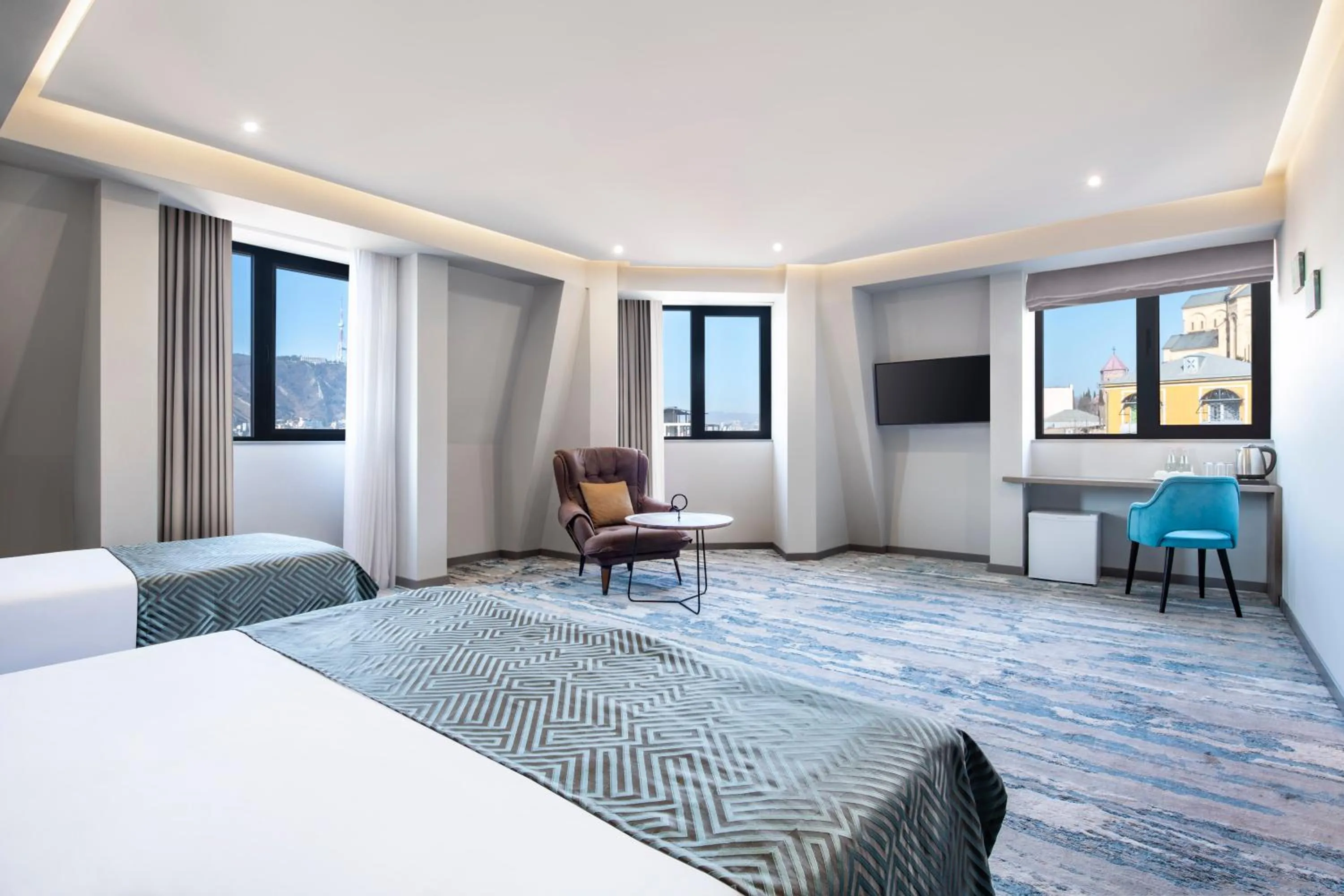 View (from property/room), Bed in Hotel Address 9D