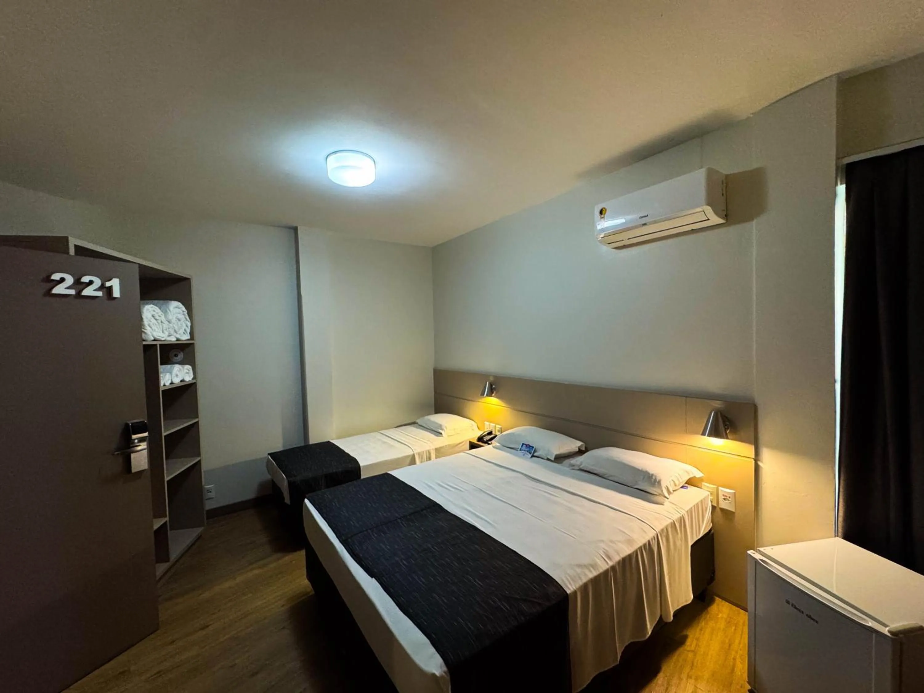 Bed in Hotel Valerim Itajaí / Navegantes