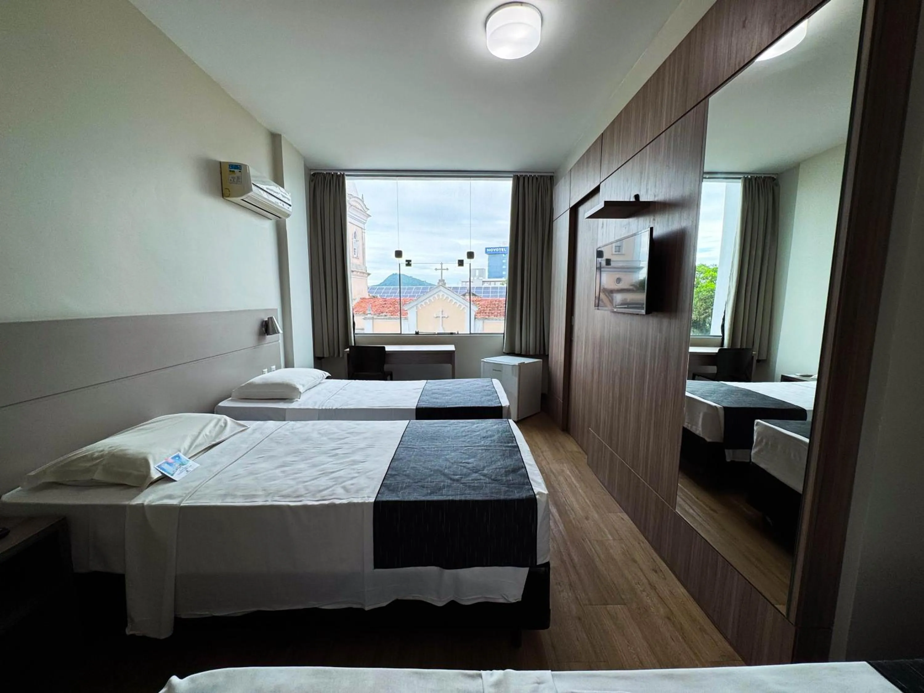 Bed in Hotel Valerim Itajaí / Navegantes