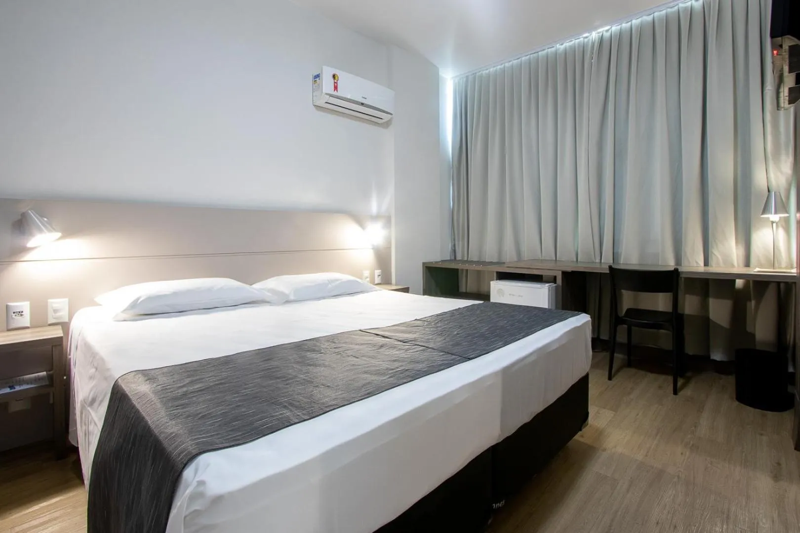 Bed in Hotel Valerim Itajaí / Navegantes