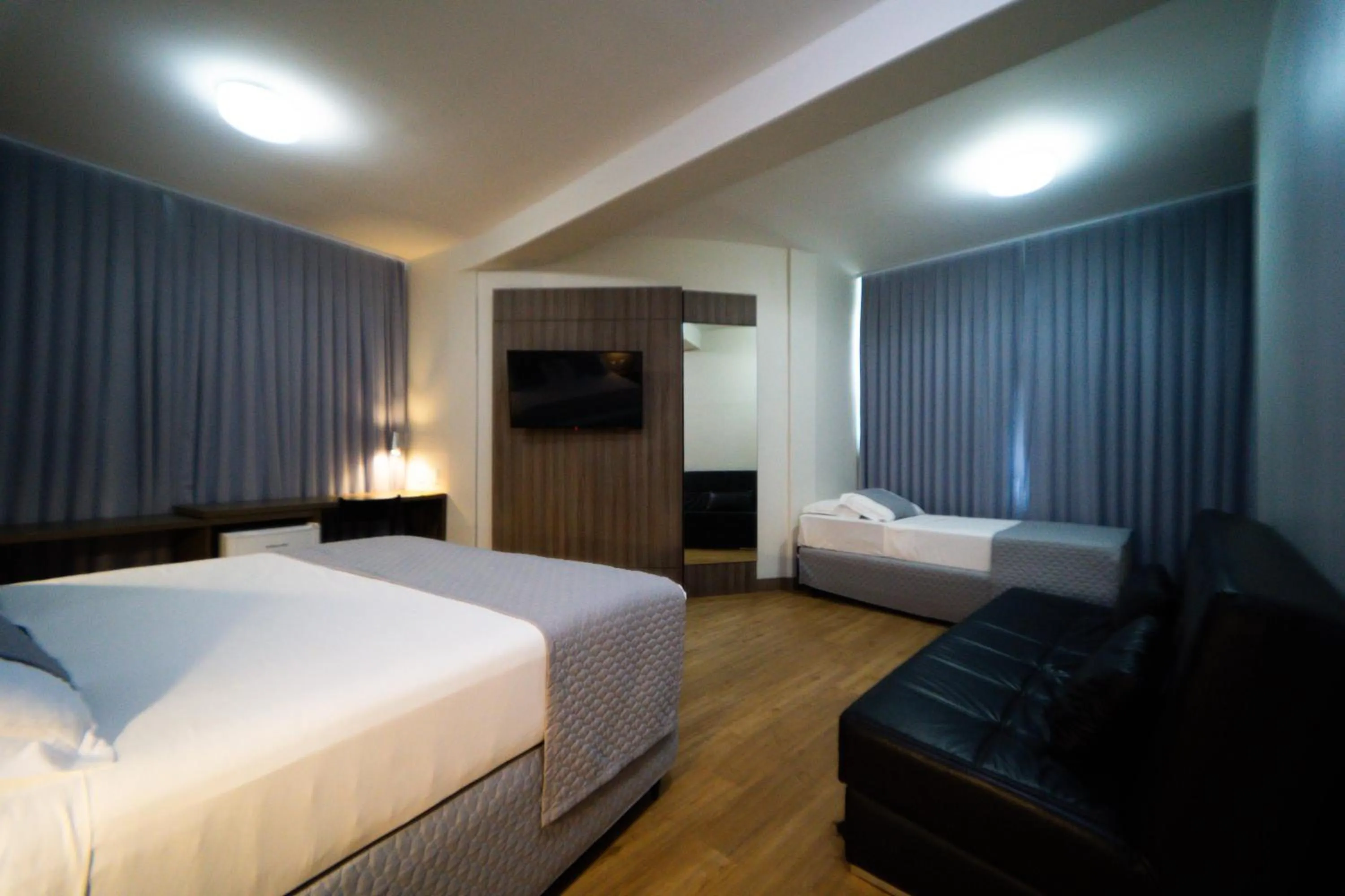 Bed in Hotel Valerim Itajaí / Navegantes