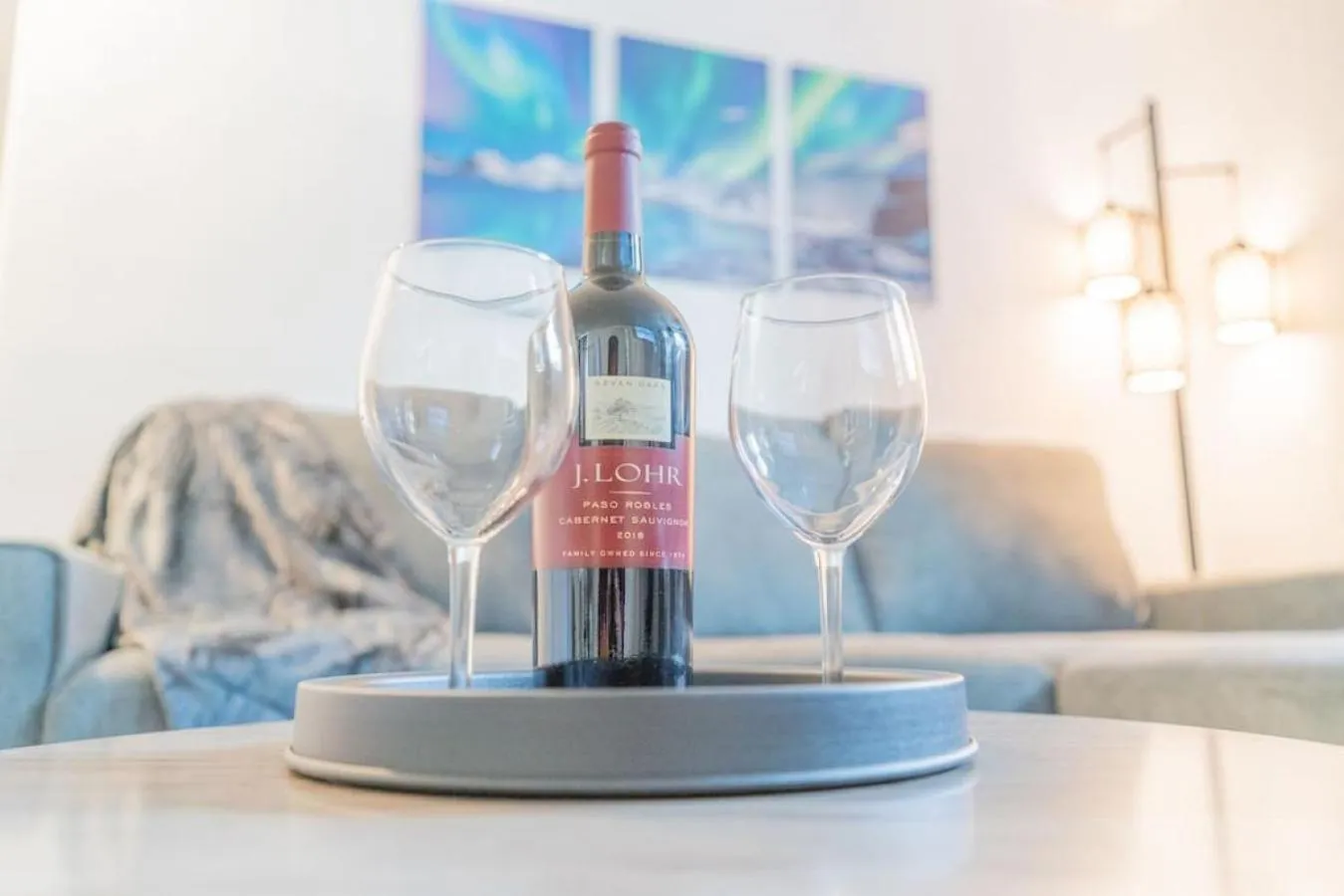 Decorative detail in Executive Work Space With Modern Charm