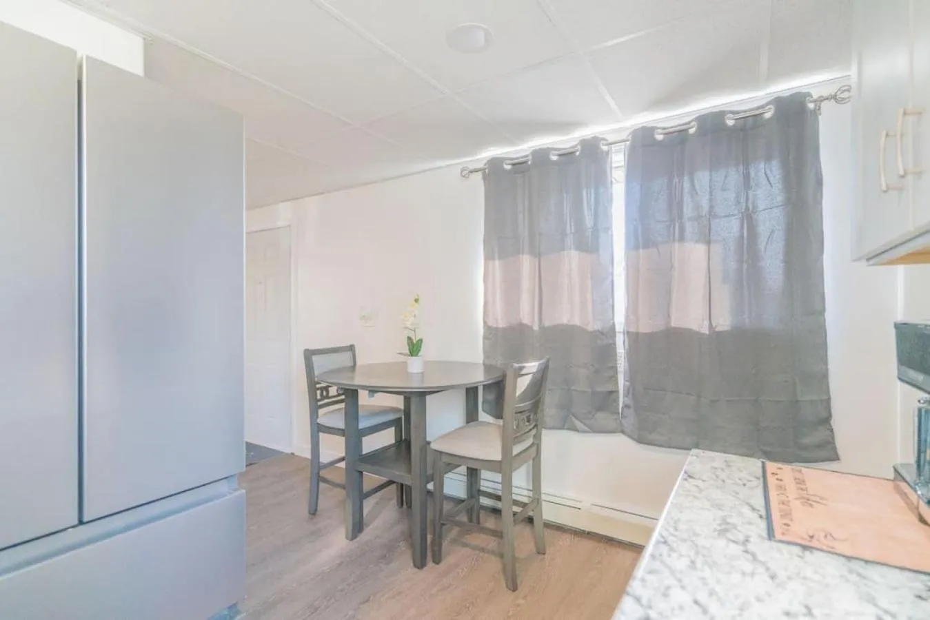 Dining area in Executive Work Space With Modern Charm