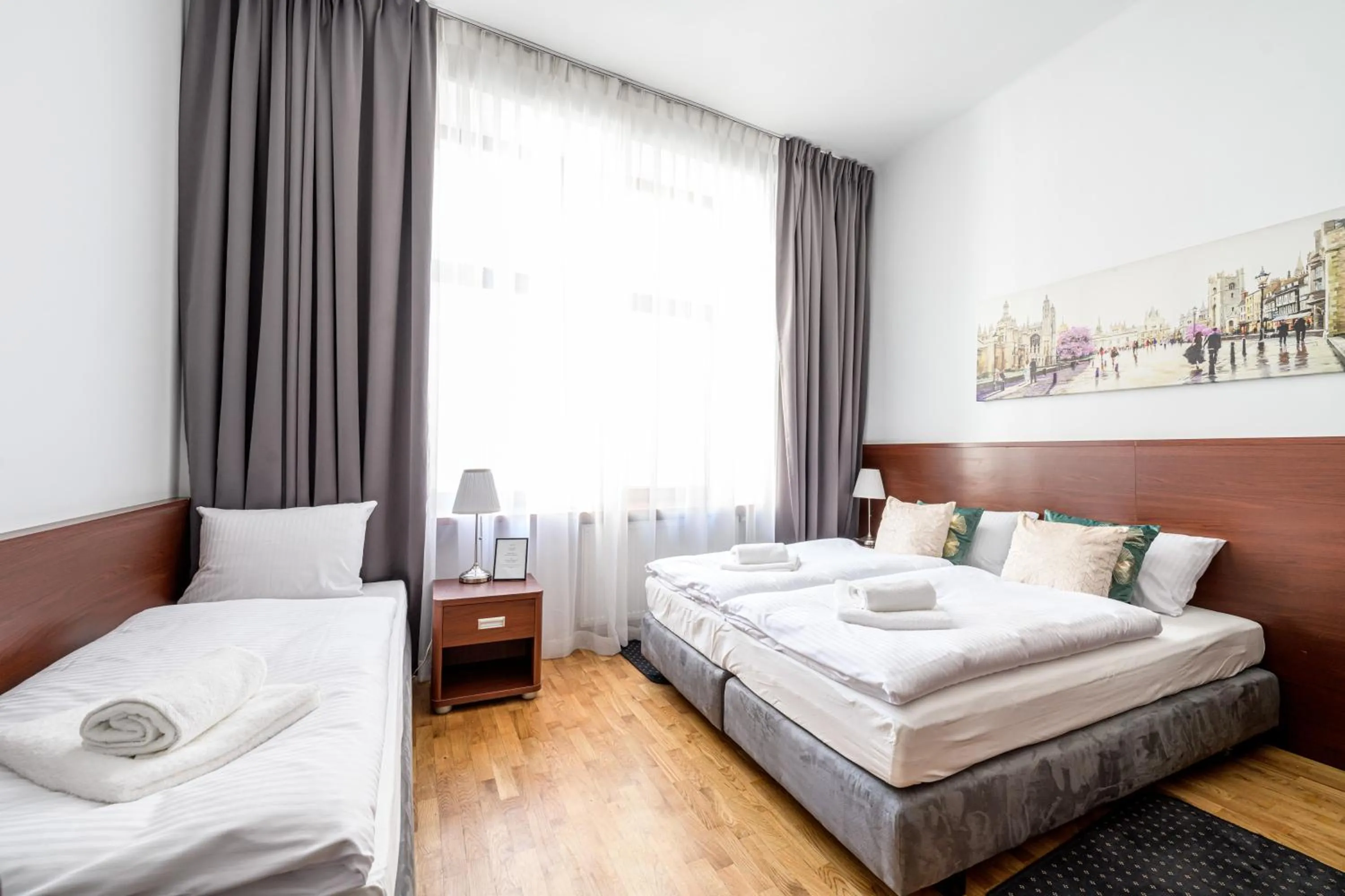 Bed in ON/SET APARTHOTEL