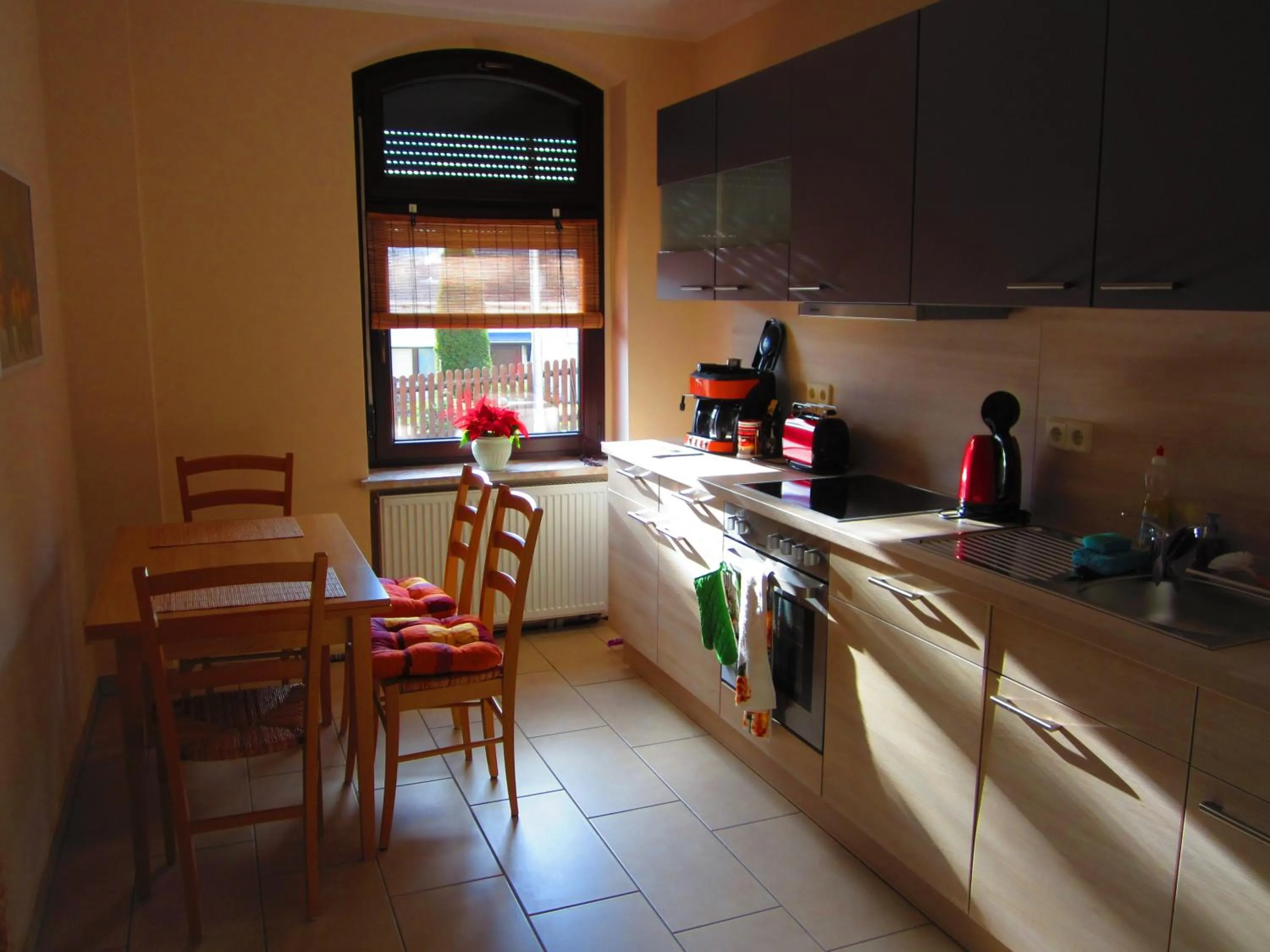 Kitchen or kitchenette in Hansis Lodge