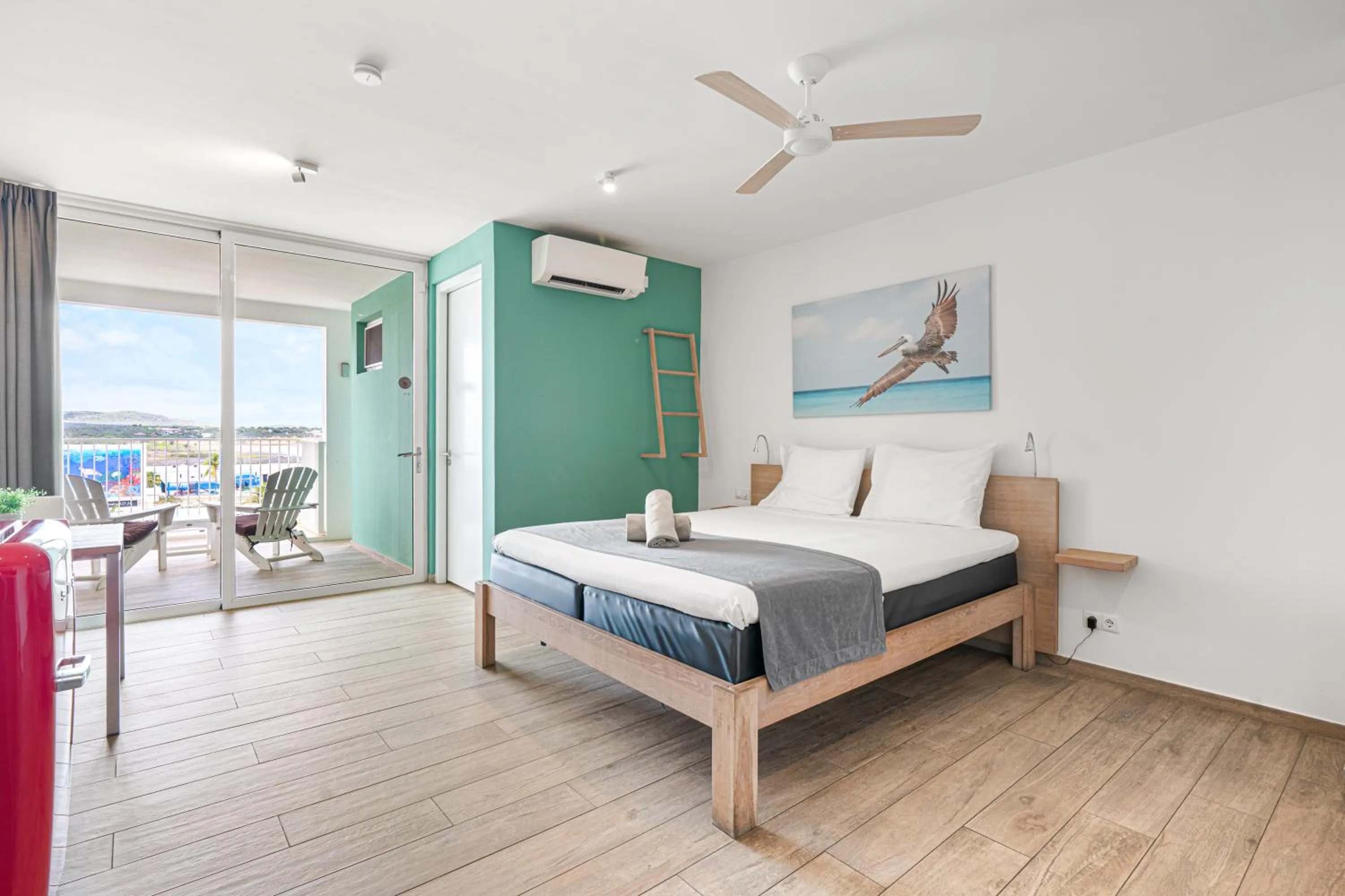 Bed in Chogogo Dive & Beach Resort Bonaire