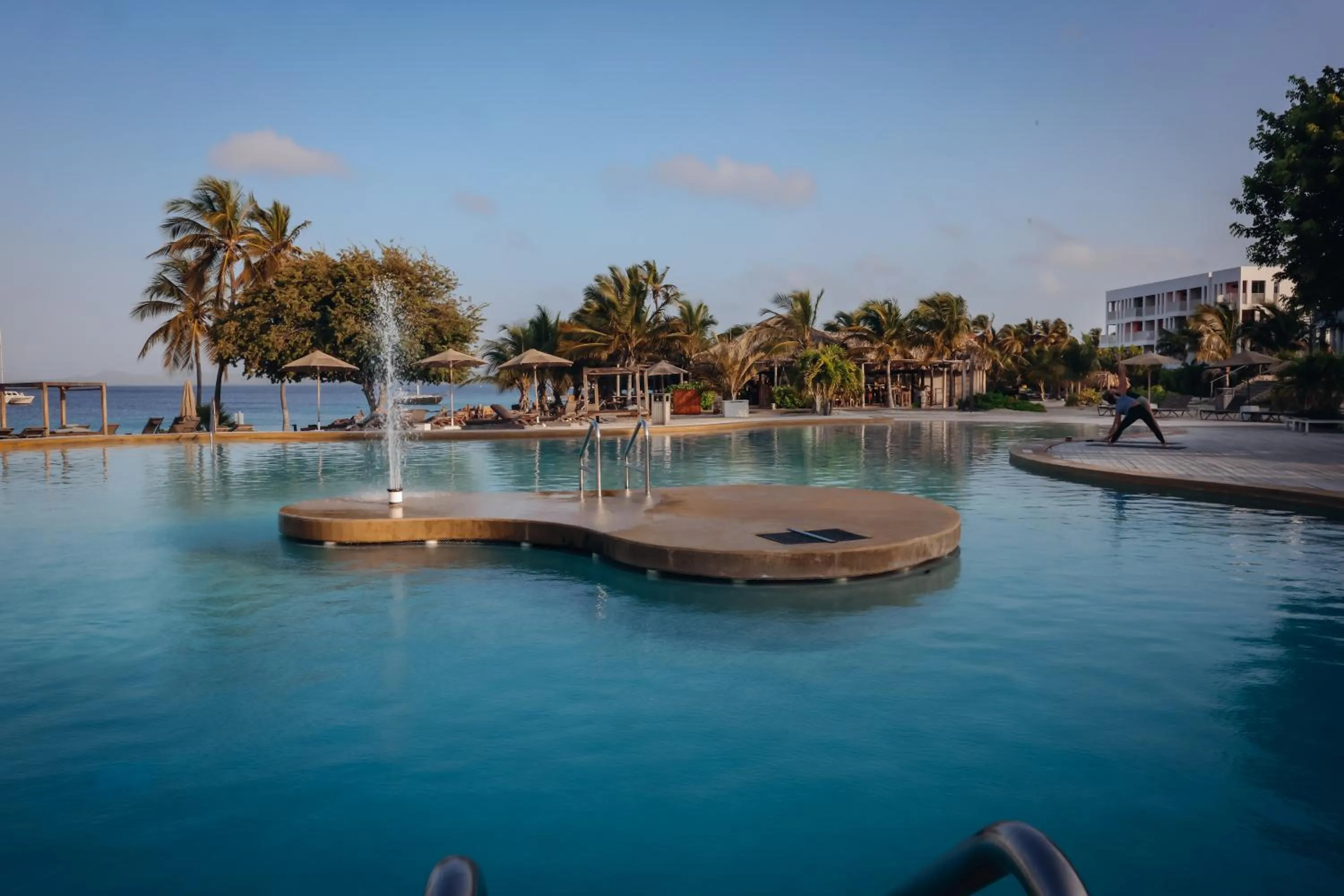Swimming pool in Chogogo Dive & Beach Resort Bonaire