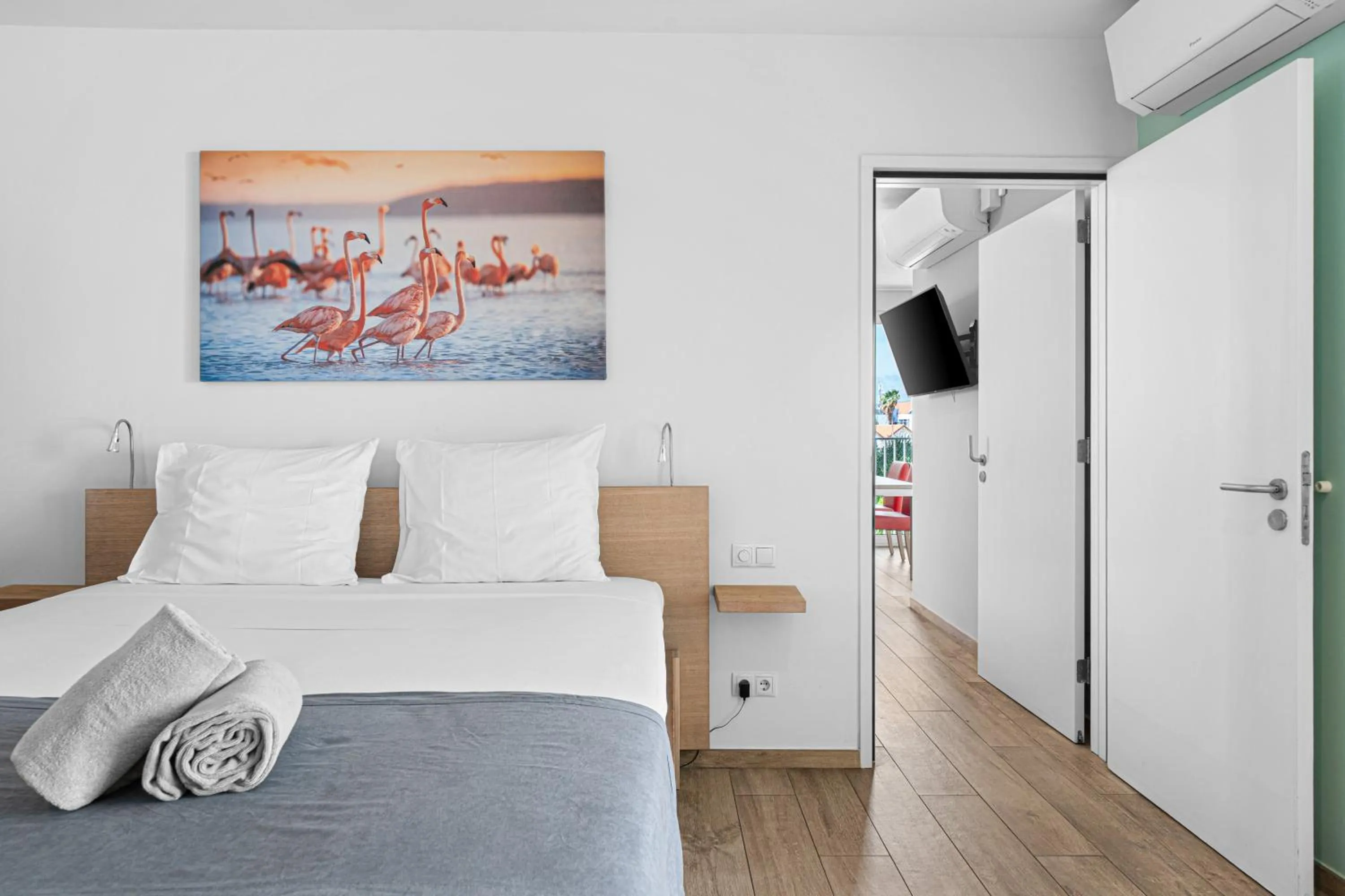 Bed in Chogogo Dive & Beach Resort Bonaire