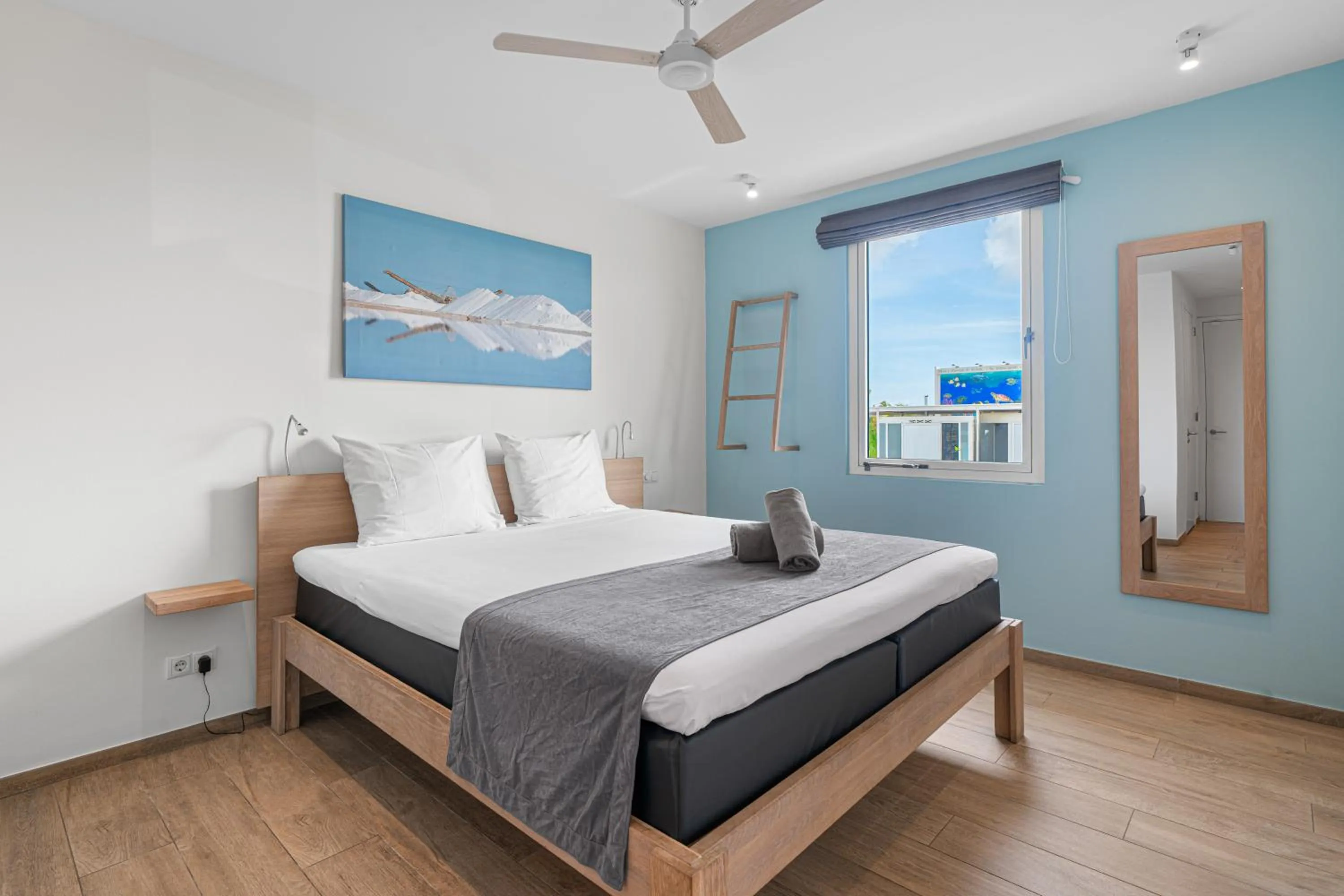 Bed in Chogogo Dive & Beach Resort Bonaire