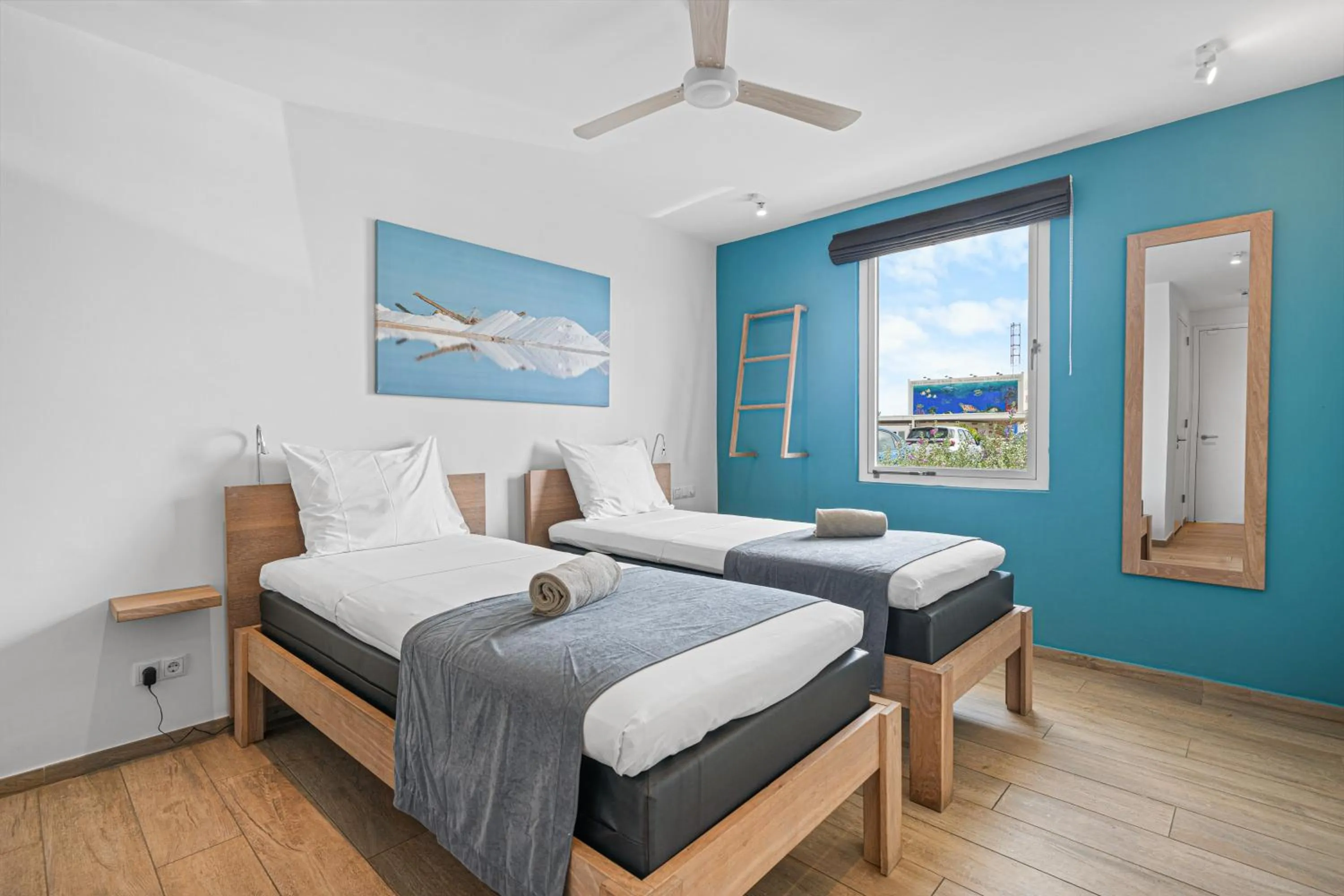 Bed in Chogogo Dive & Beach Resort Bonaire