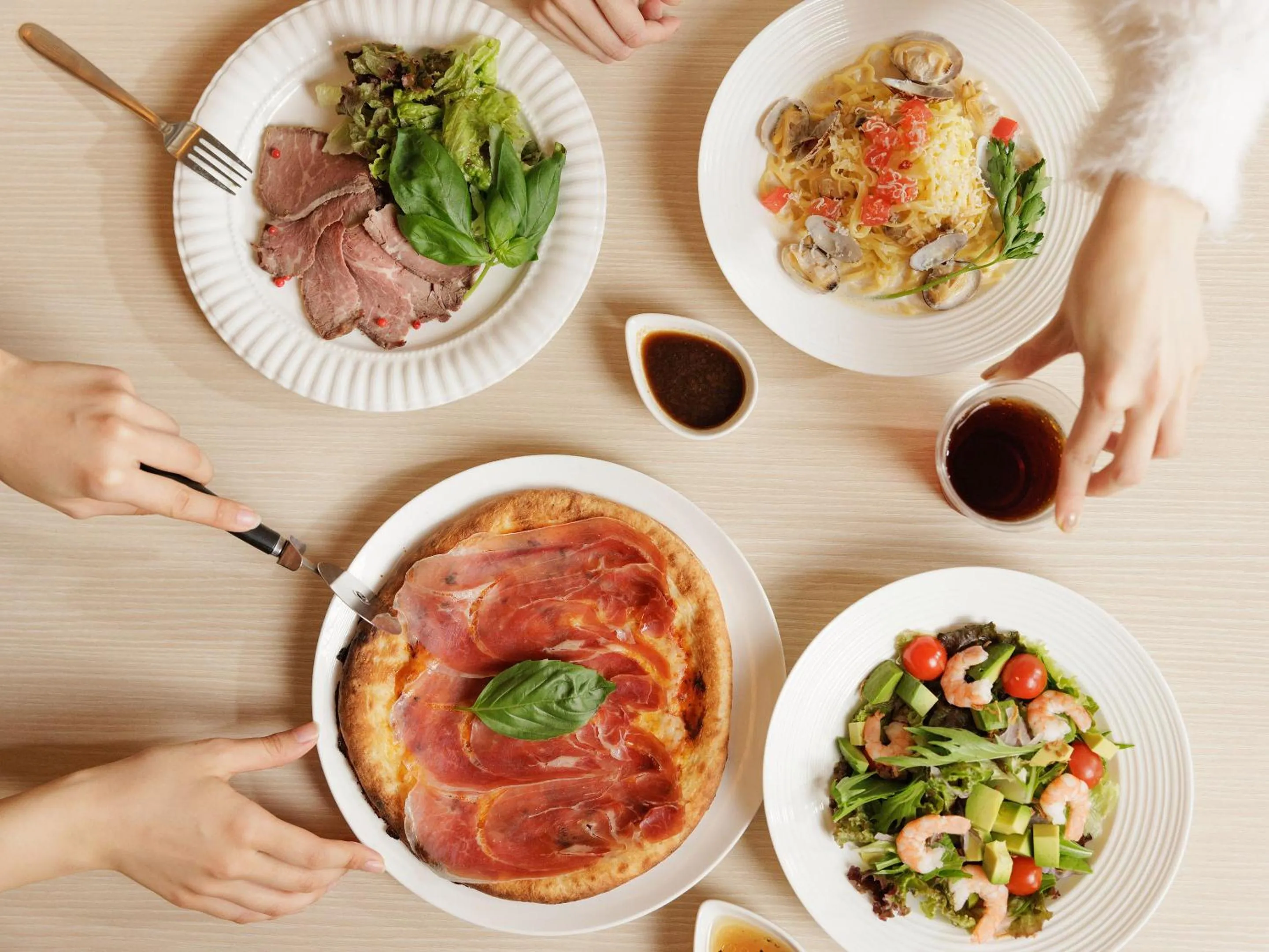 Food close-up in Y-HOTEL