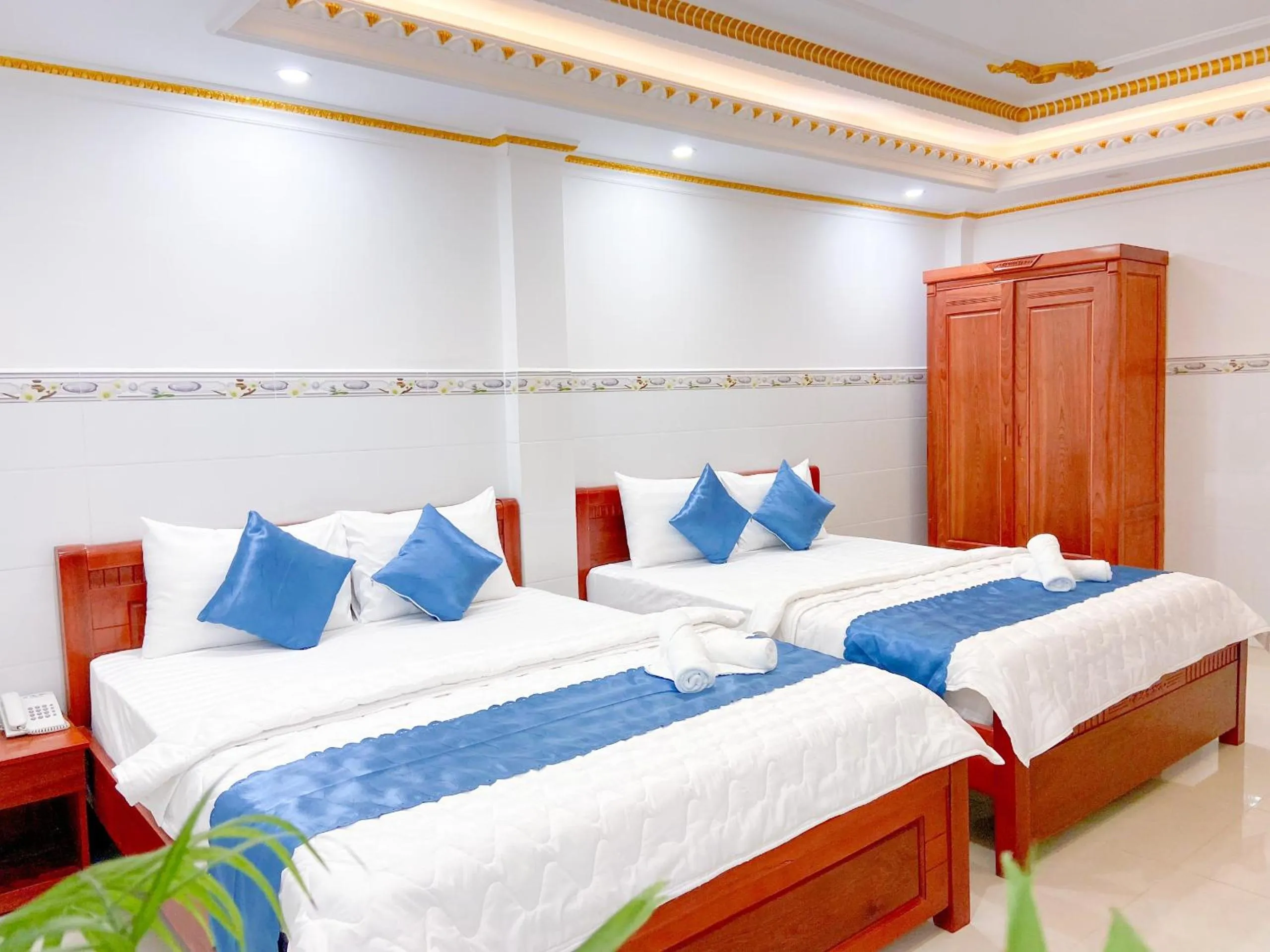 Bed in Phuong Thuy Hotel