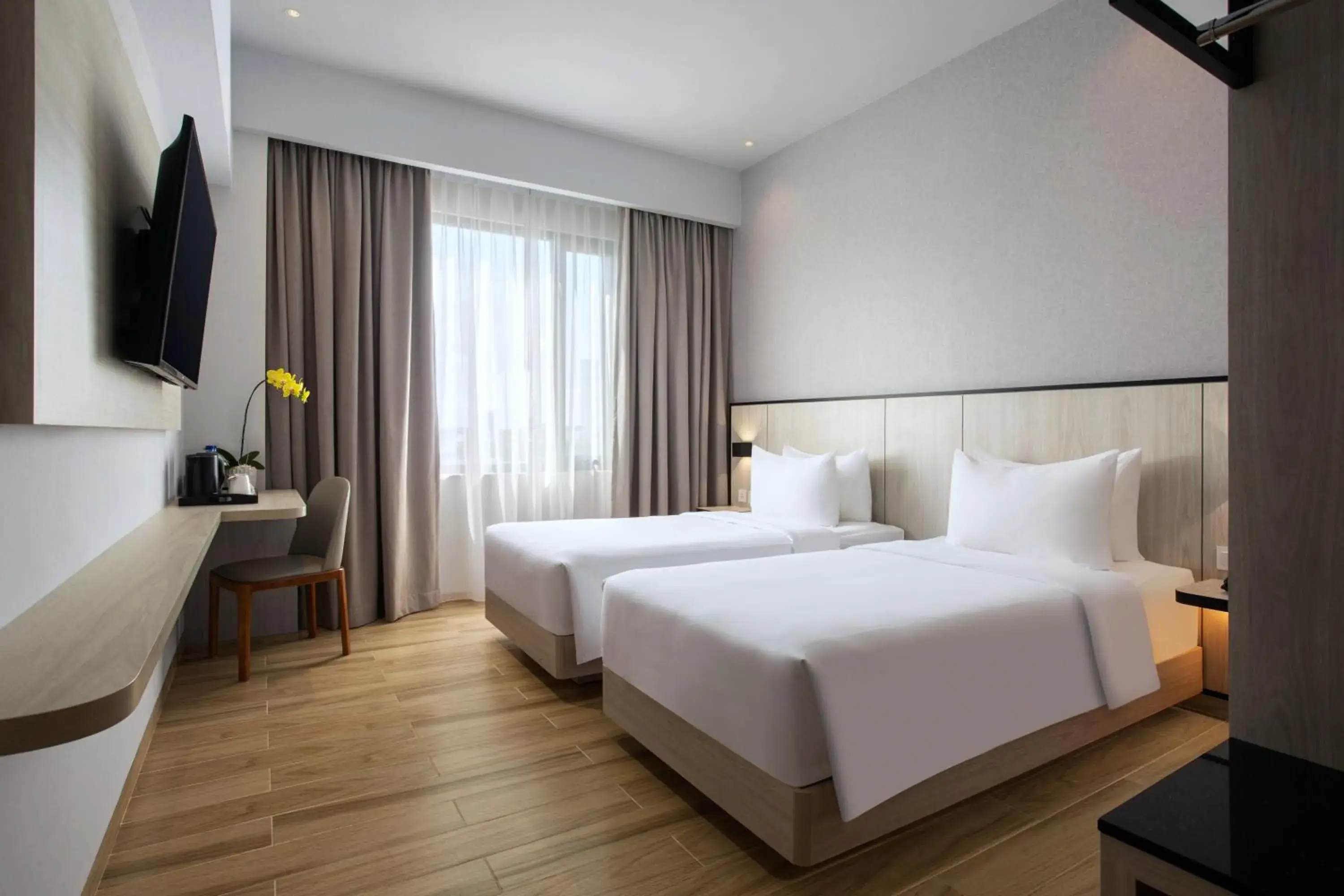 Superior Twin Room in Hotel Santika Batam Superior Twin Room in Hotel Santika Batam