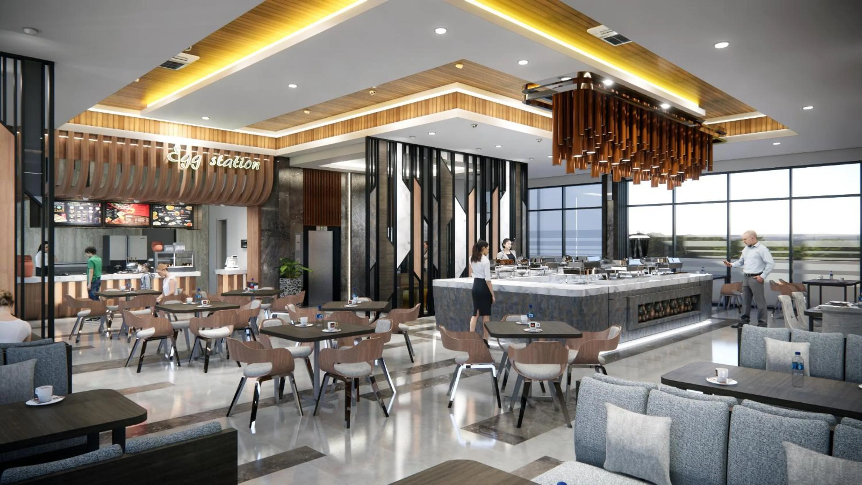 Restaurant/places to eat in Hotel Santika Batam