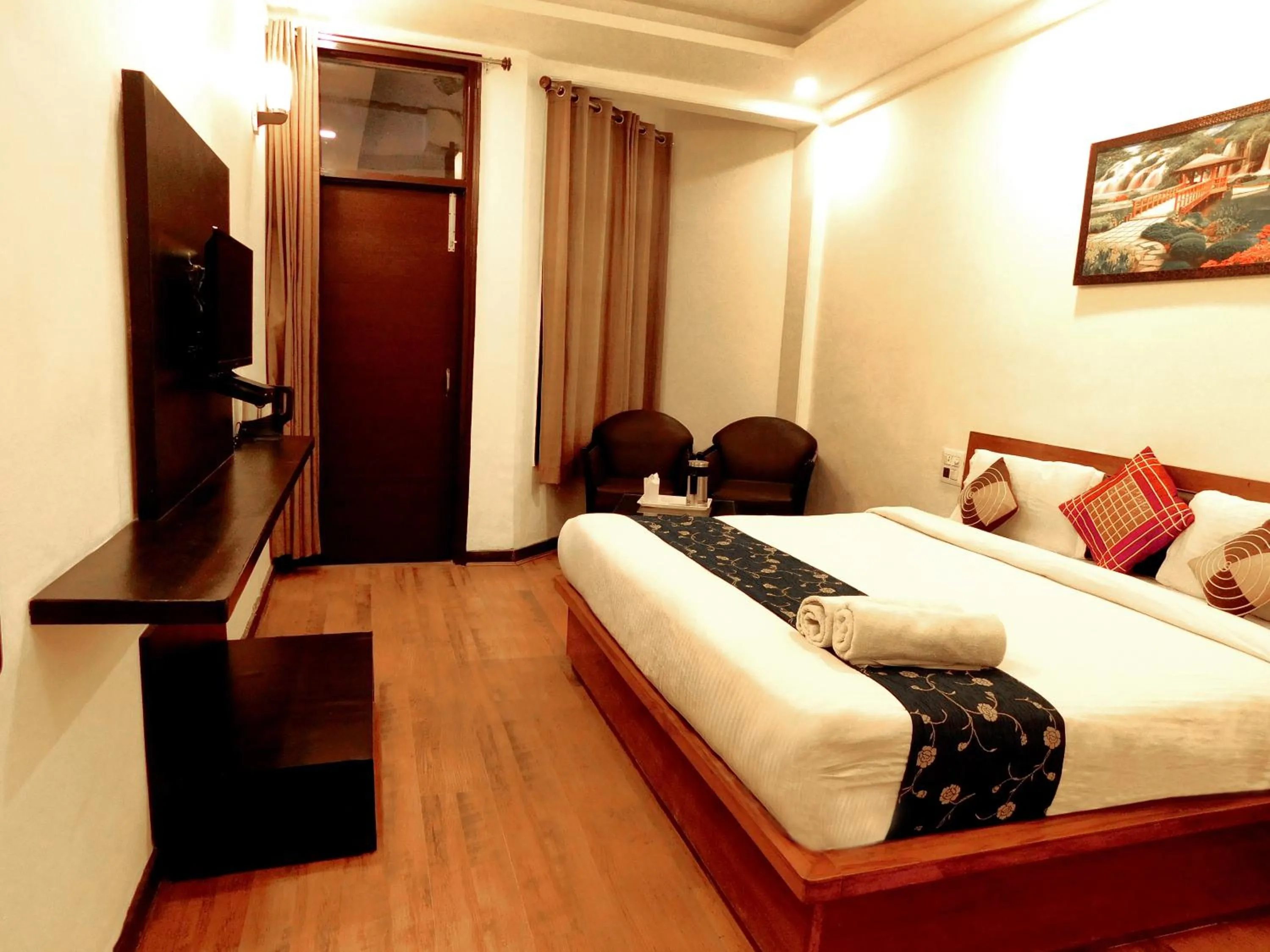 Bed in Hotel Crystal Palace