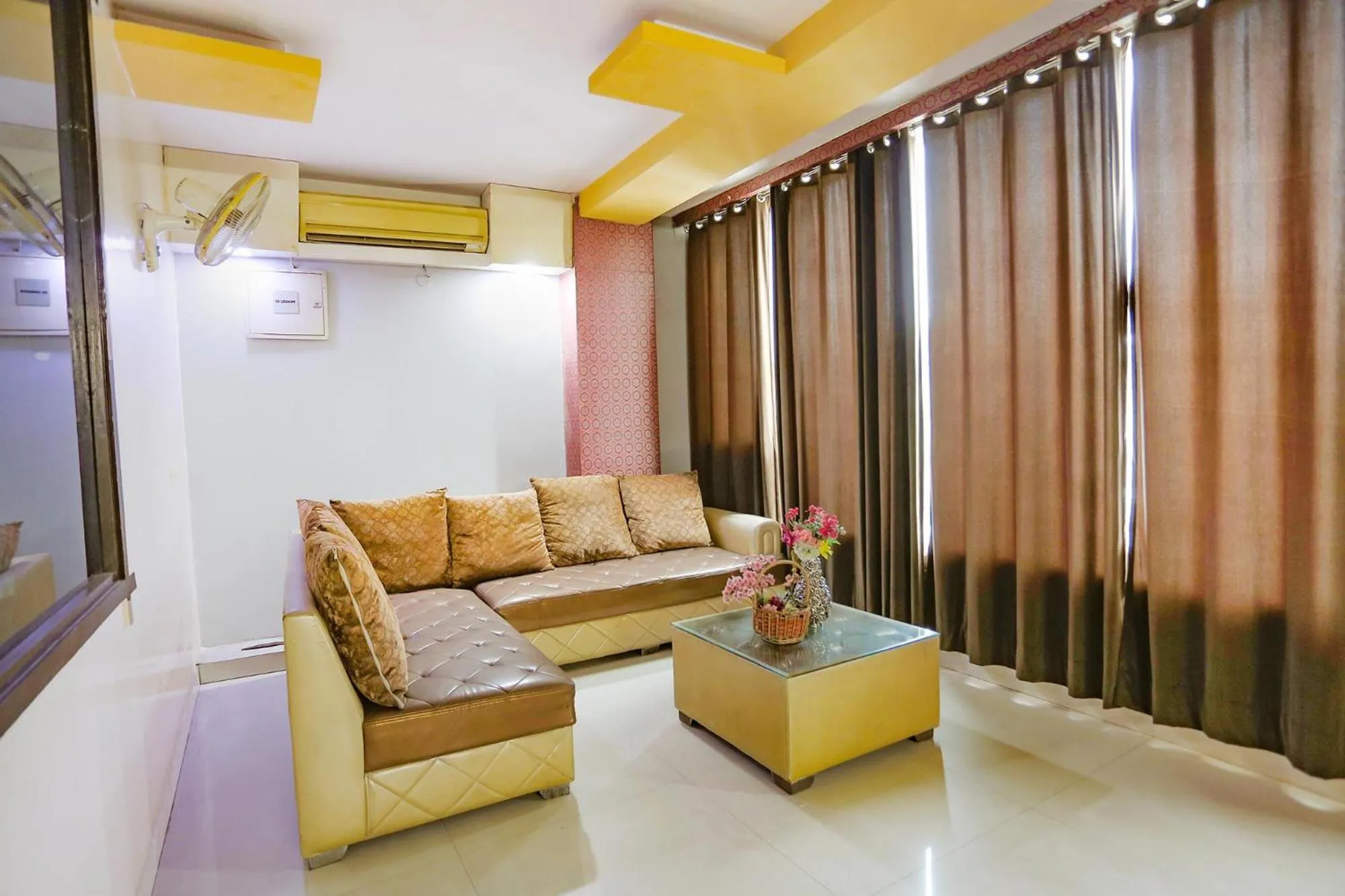 Seating area in Via The Paradise - Nr Apollo Hospital