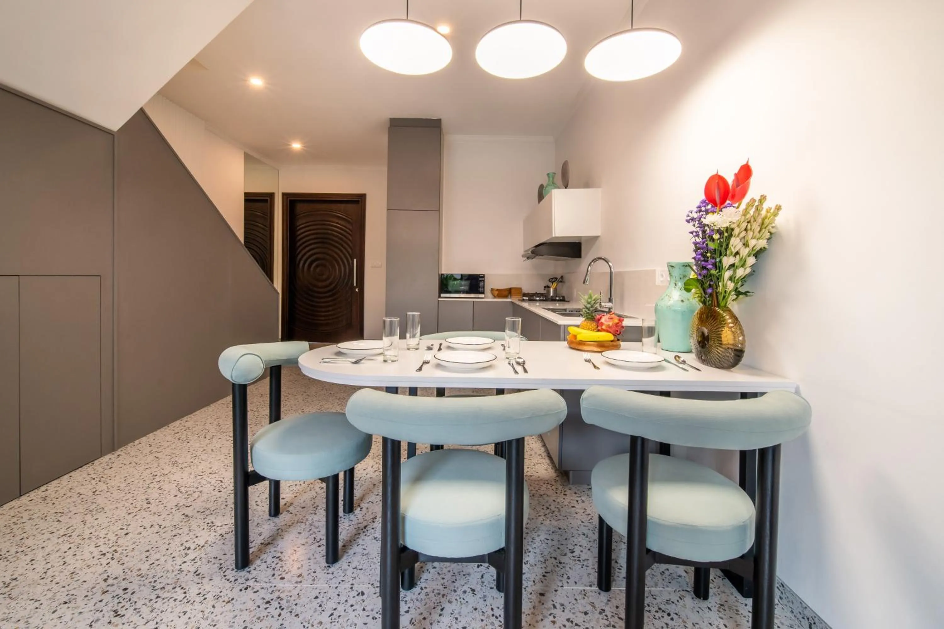 Kitchen or kitchenette in Sunny Village Berawa