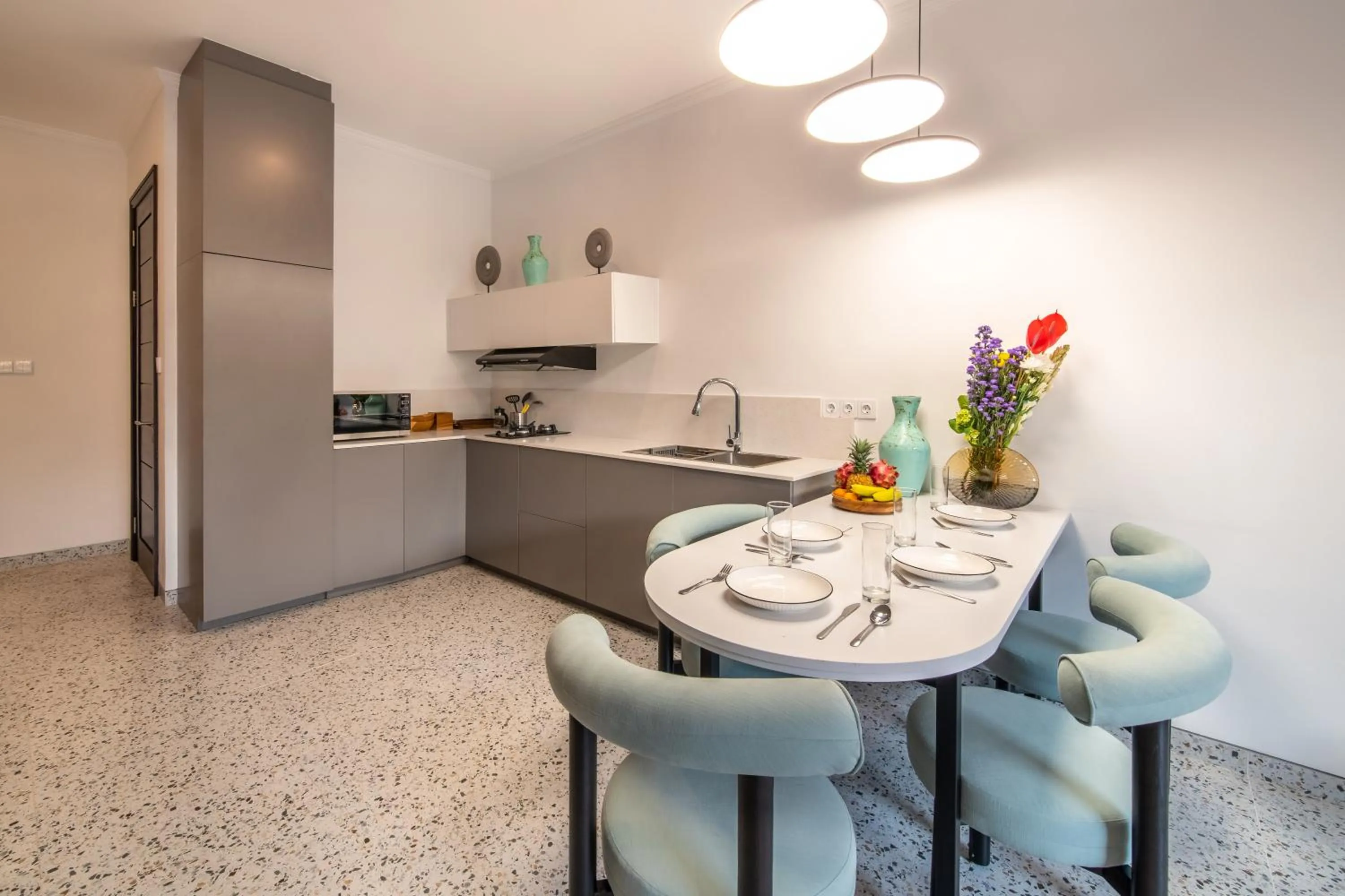 Kitchen or kitchenette in Sunny Village Berawa