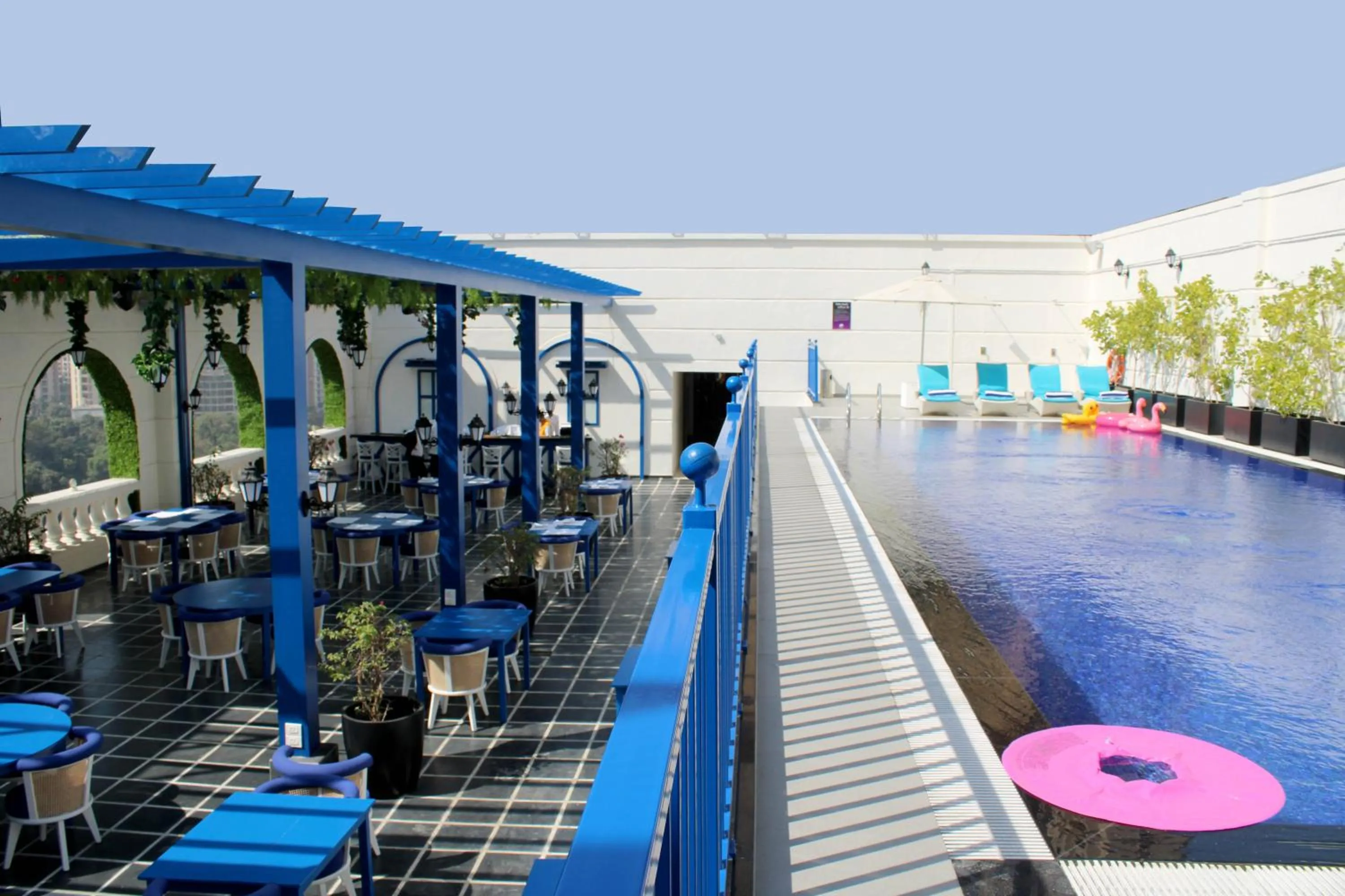 Swimming pool in Planet Hollywood Thane