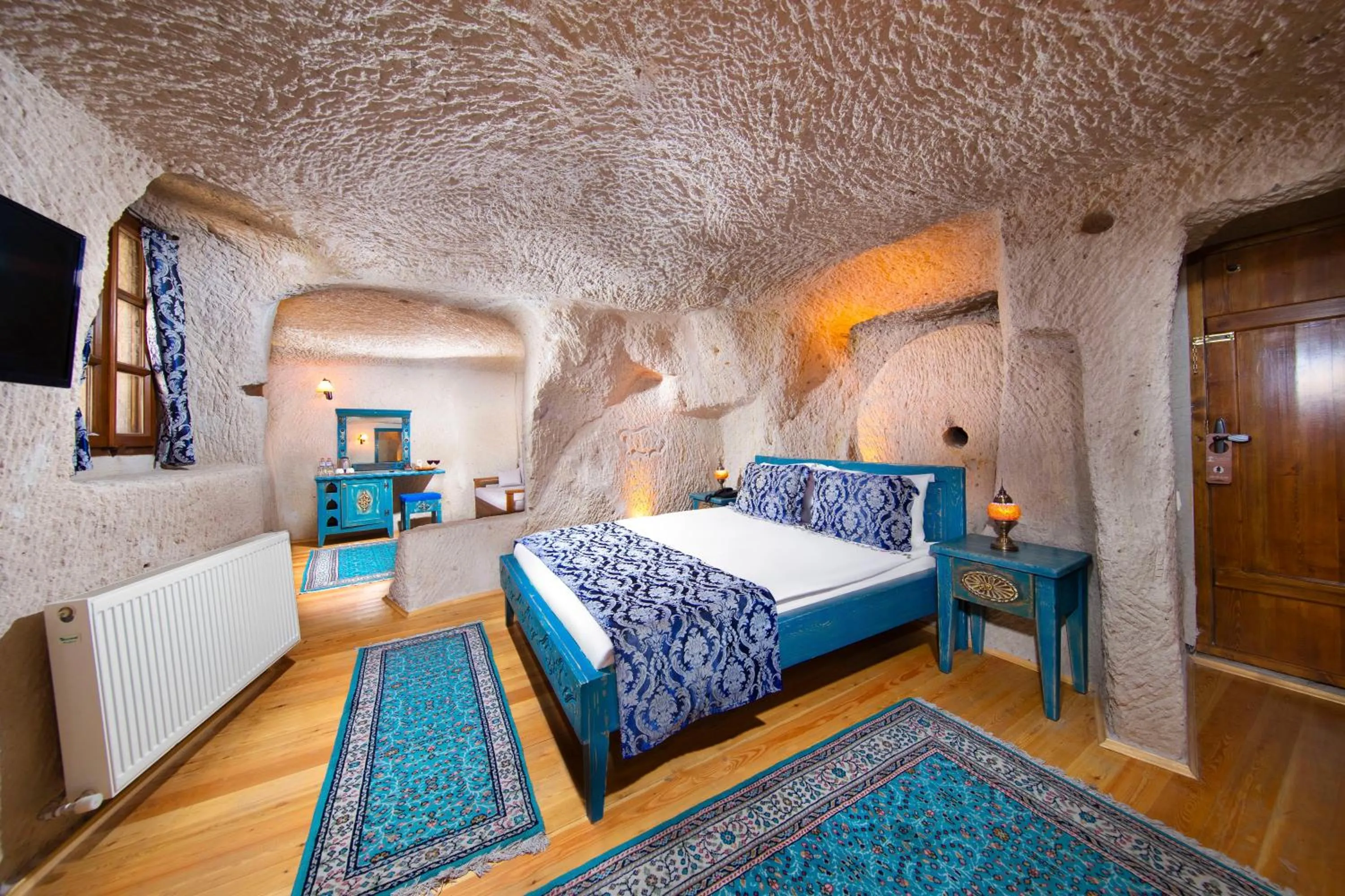 Bed in Portal Cappadocia Hotel