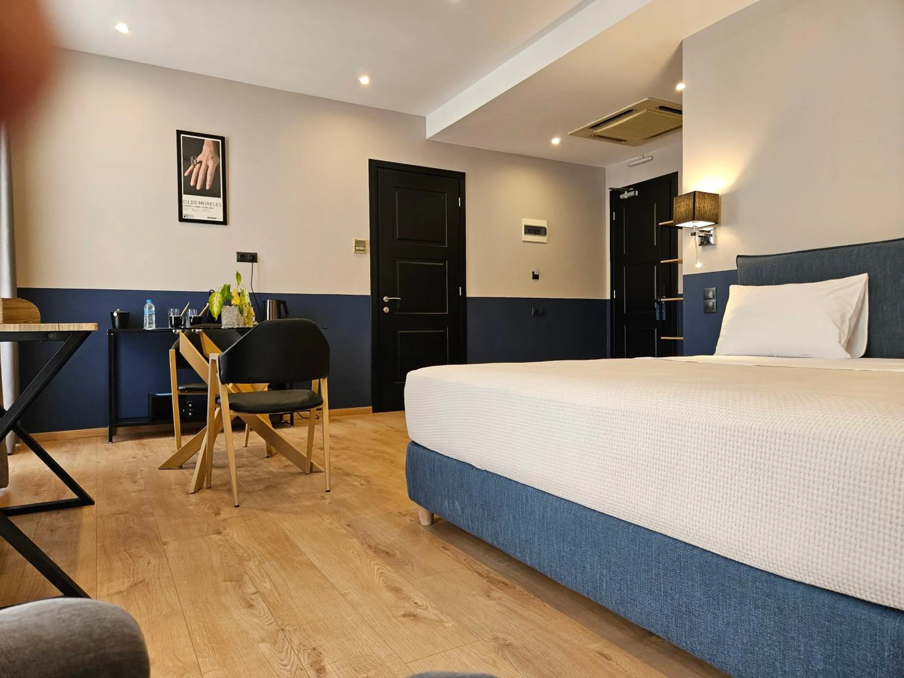 Photo of the whole room, Bed in The Vault Athens