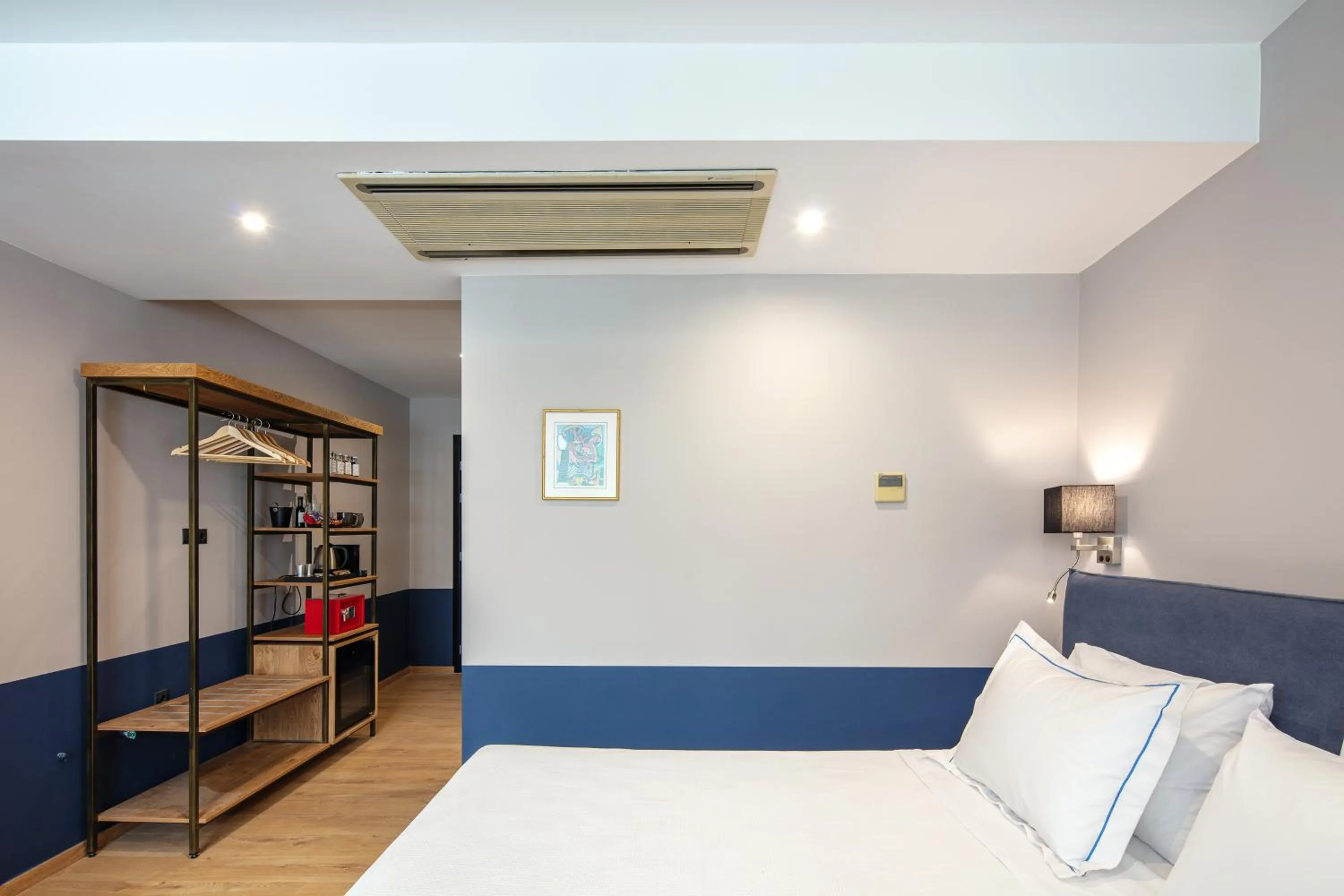 Photo of the whole room, Bed in The Vault Athens