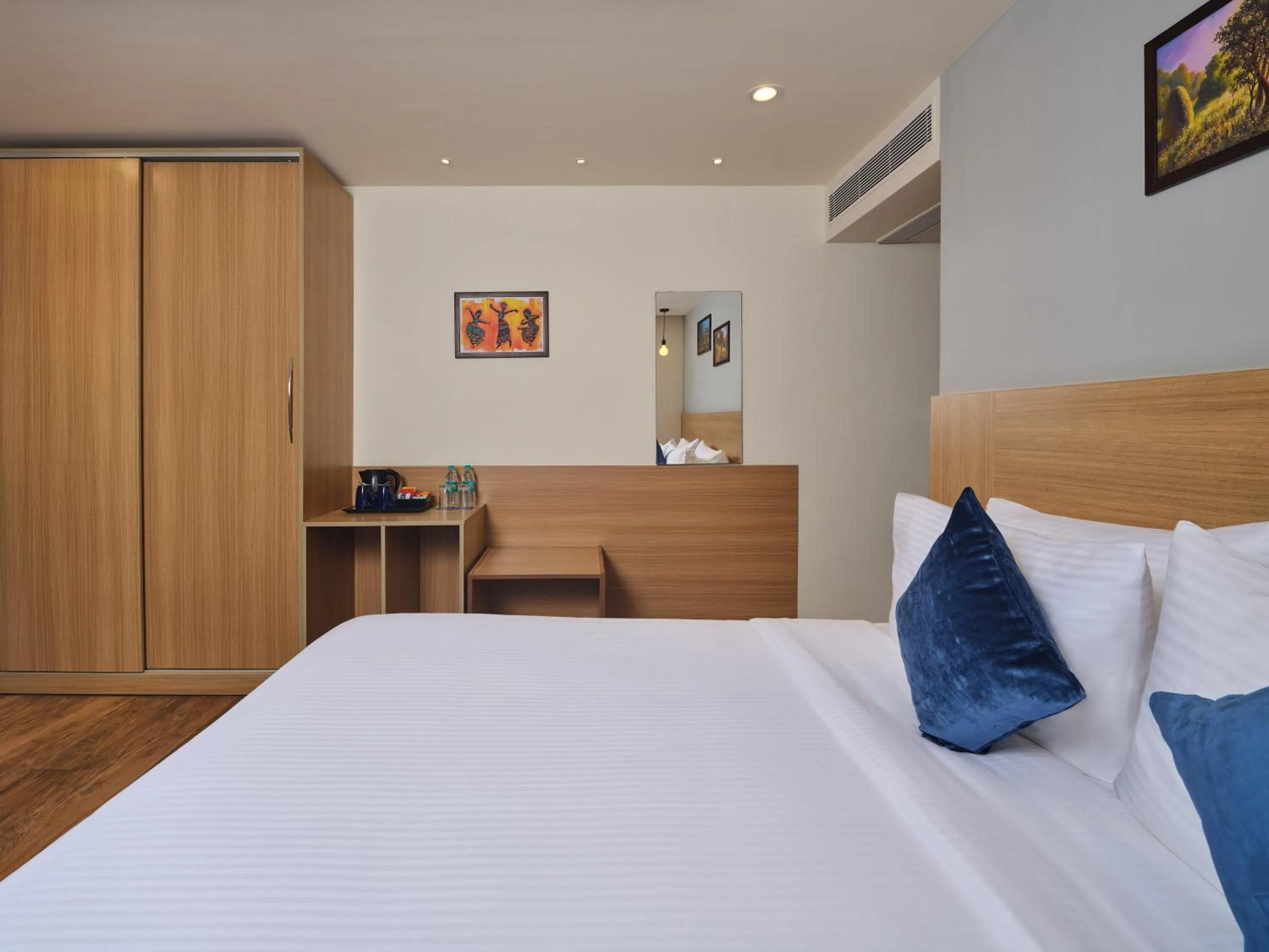 Bed in Essentia Premier Hotel Chennai OMR