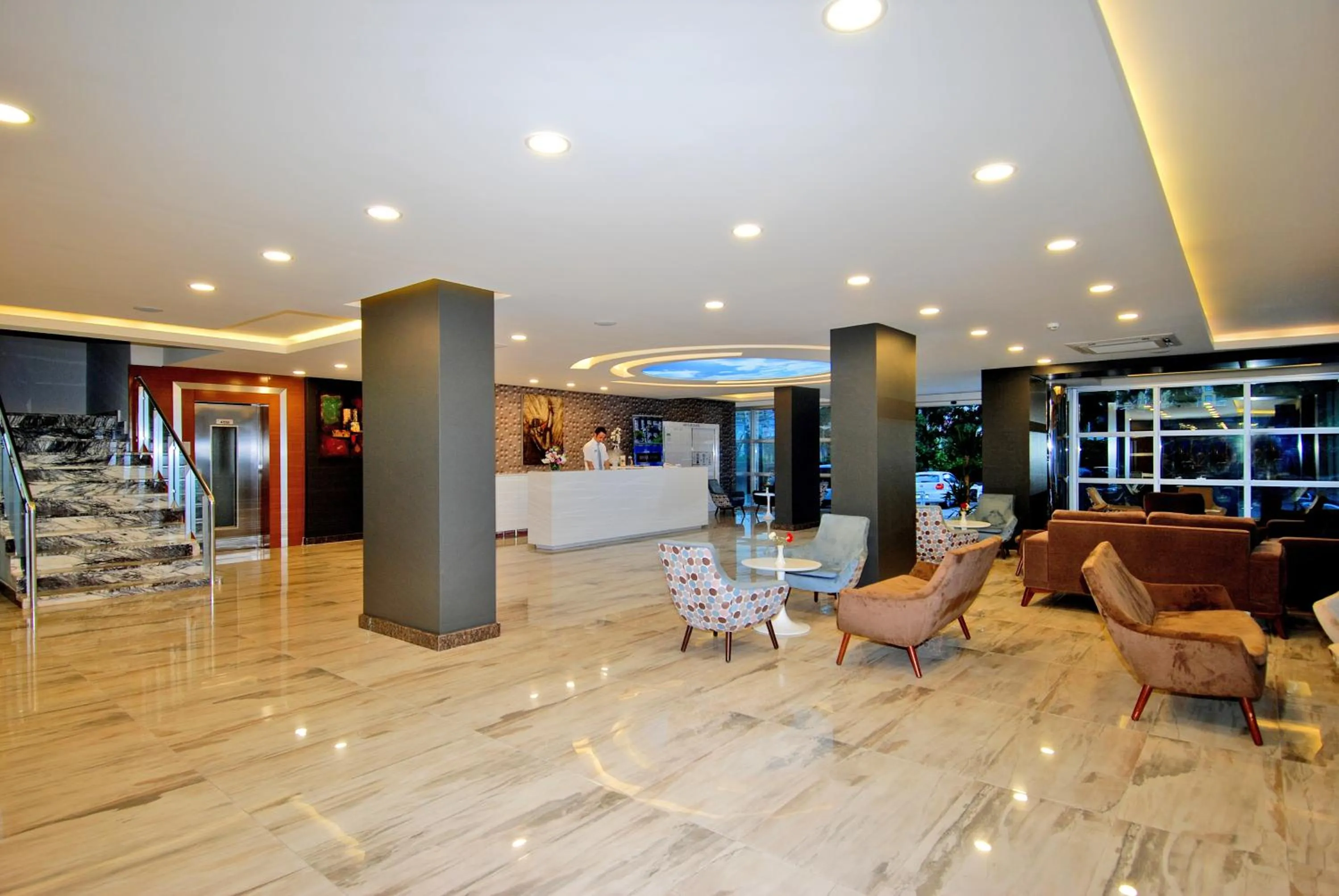 Lobby or reception in Kleopatra Ramira Hotel - All Inclusive