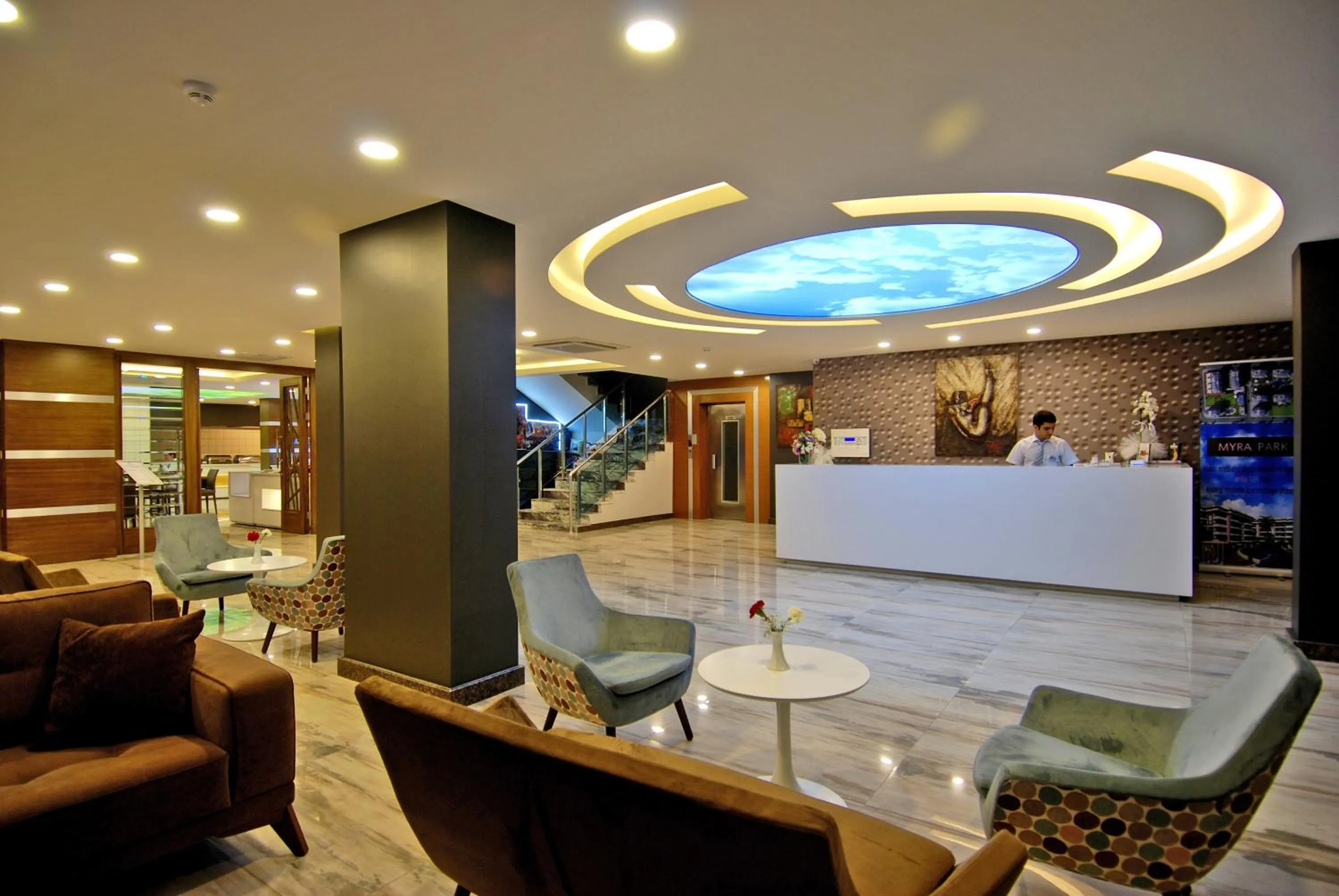 Lobby or reception in Kleopatra Ramira Hotel - All Inclusive
