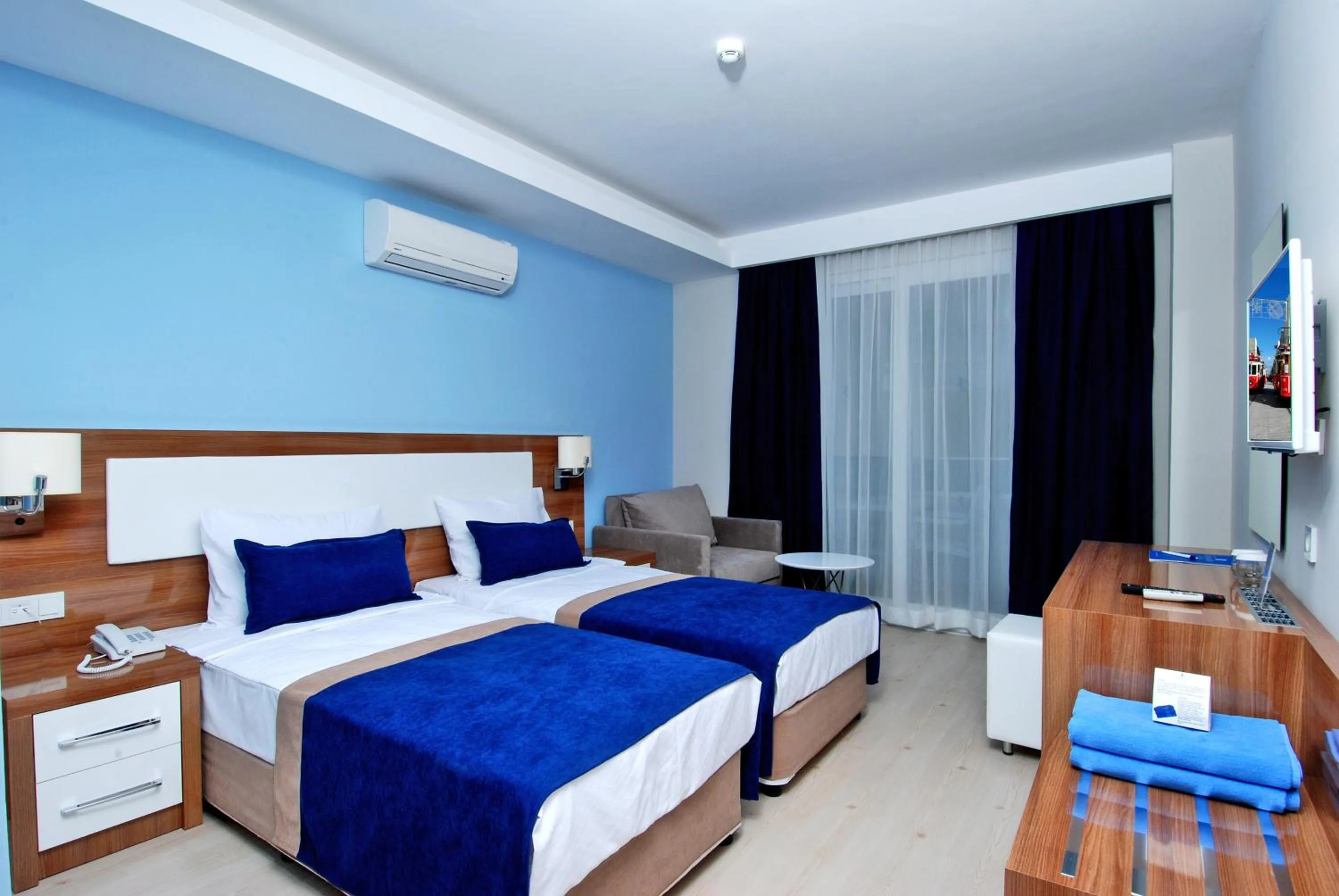Bed in Kleopatra Ramira Hotel - All Inclusive