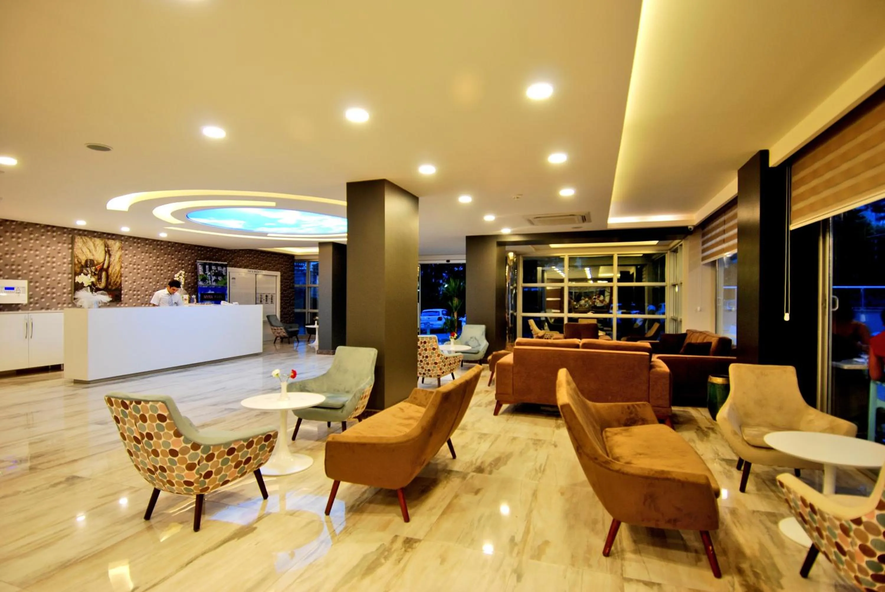 Lobby or reception in Kleopatra Ramira Hotel - All Inclusive