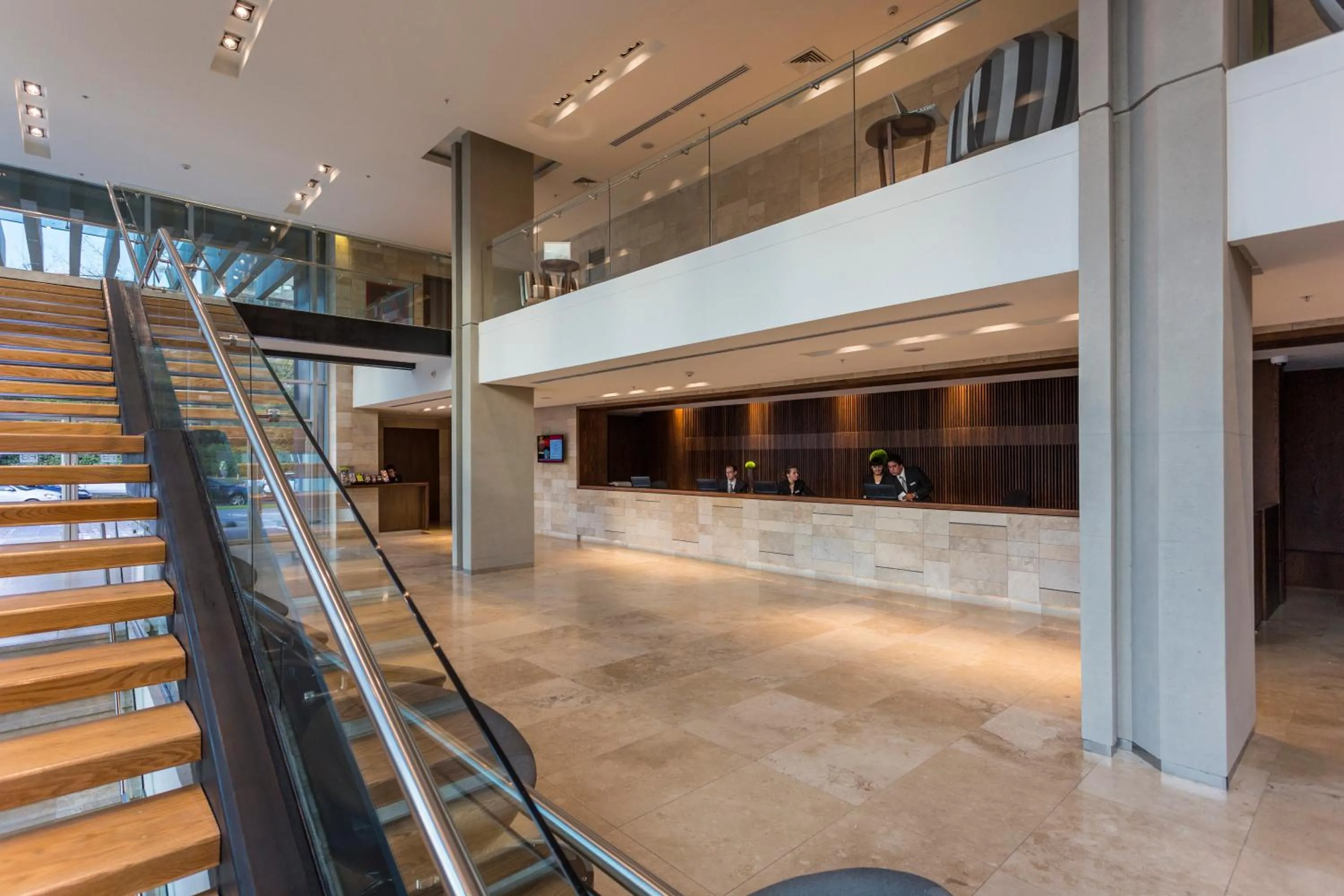 Lobby or reception in Radisson Blu Plaza El Bosque Santiago