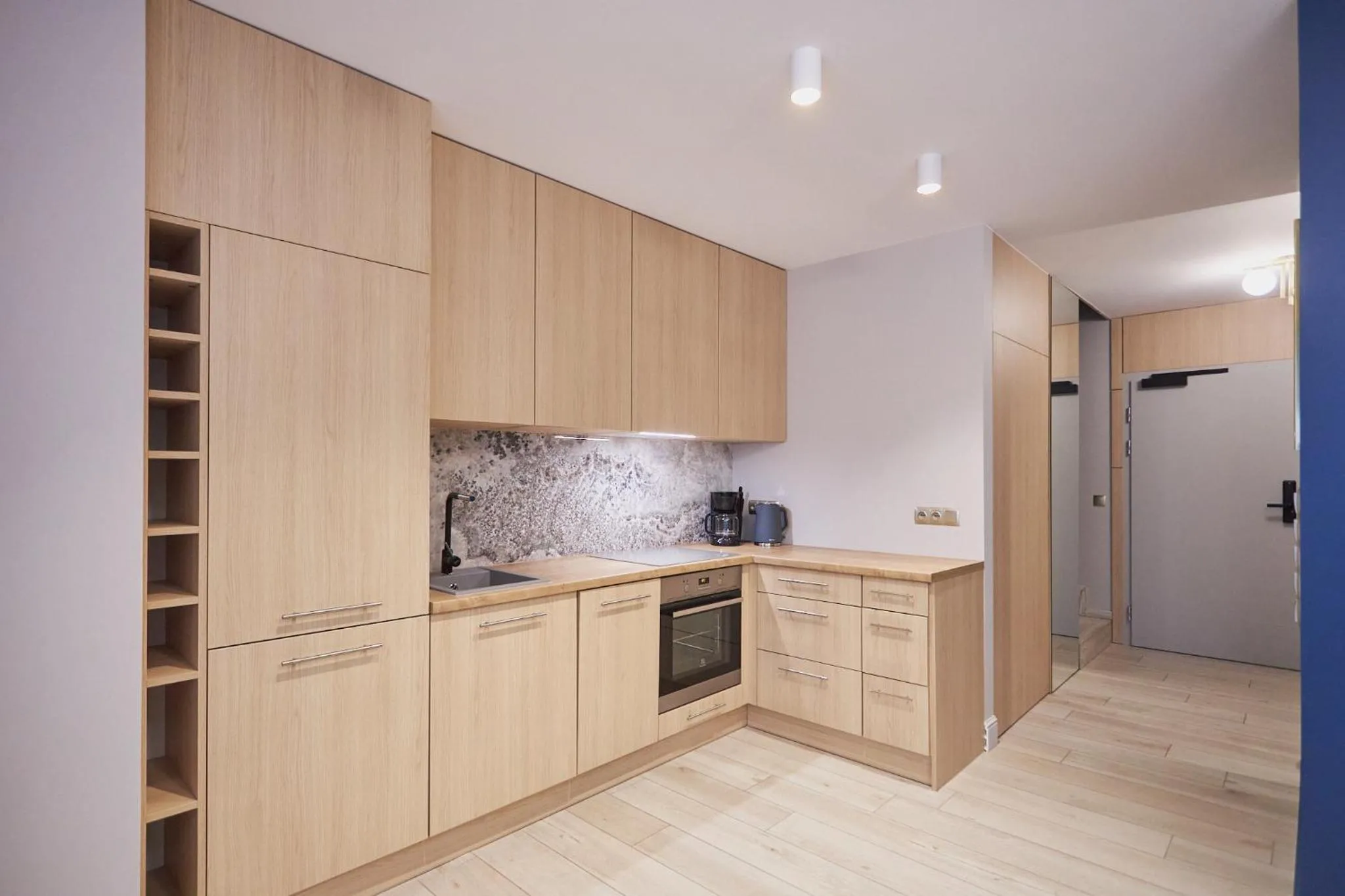 Kitchen or kitchenette in Timber Apartments by Baltic Home